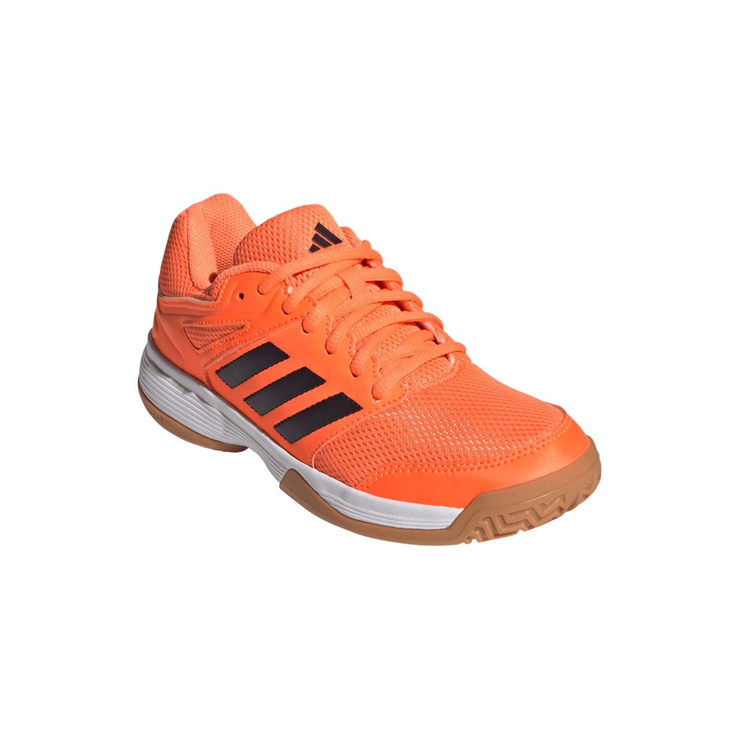 adidas Performance Hallen-Indoorschuhe Speedcourt orange/schwarz/weiss Kinder Badmintonschuh