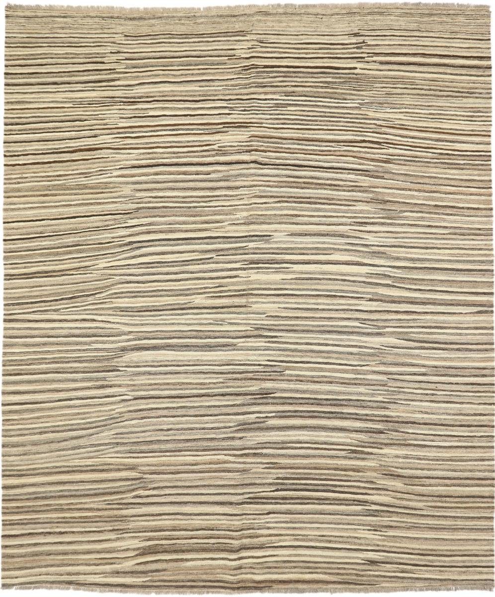 Orientteppich Kelim Berber Design 254x297 Handgewebter Moderner Orientteppich, Nain Trading, rechteckig, Höhe: 3 mm