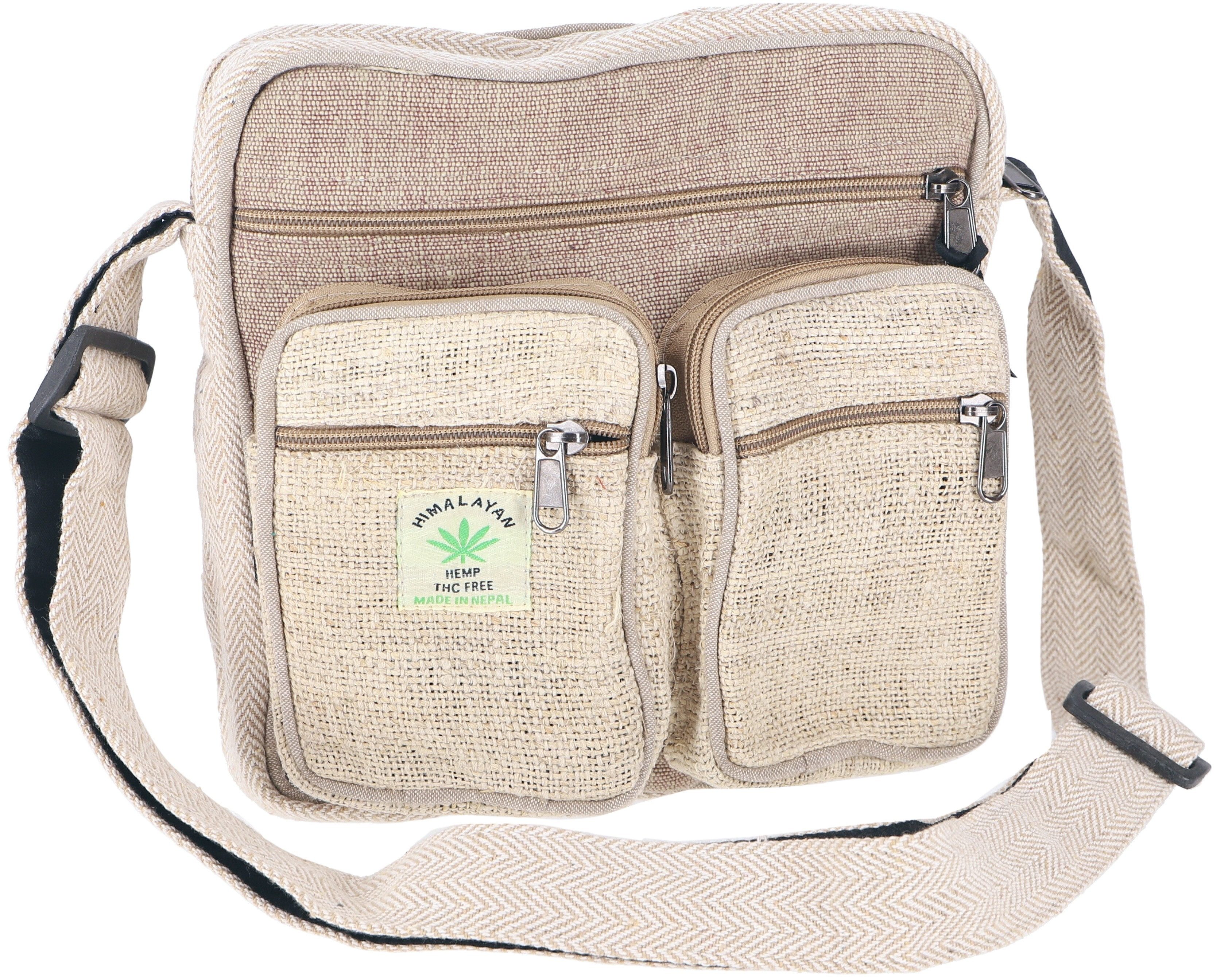 Guru-Shop Schultertasche Natürliche Schultertasche, praktische Boho..