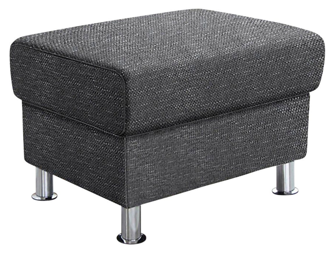 TRENDMANUFAKTUR Hocker Rondo, Polsterhocker zur Serie, Breite 67 cm, Füße c günstig online kaufen