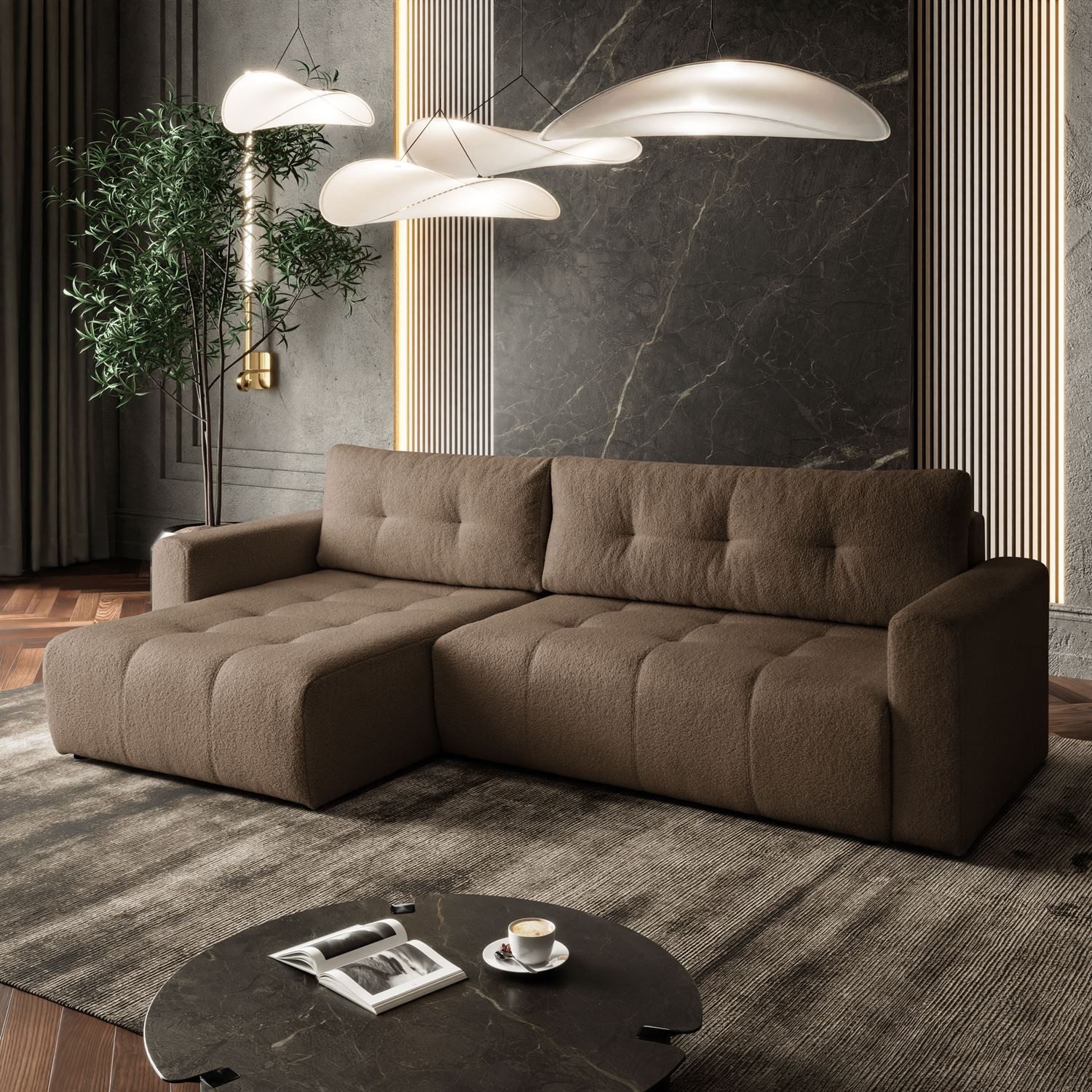 Lookway Ecksofa ASTON L-Form Couch, mit günstig online kaufen