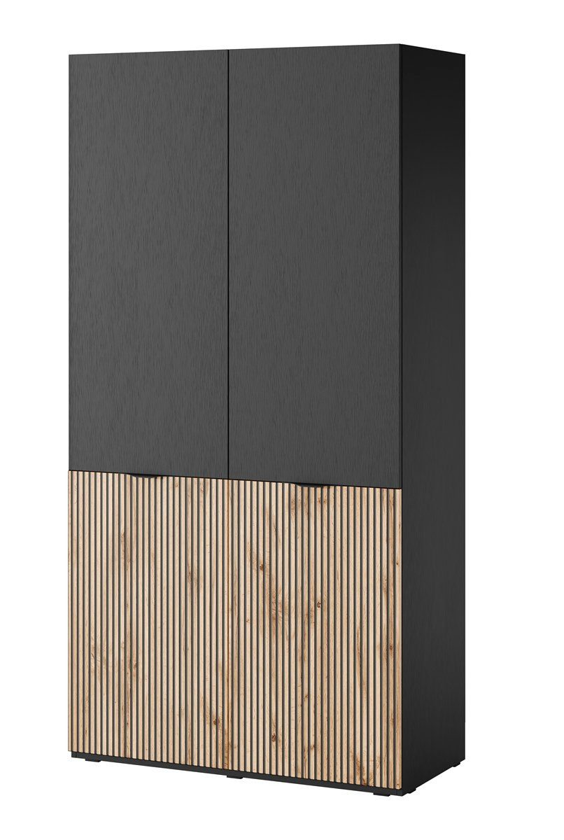Compleo Kleiderschrank mit Fronten gefräst und günstig online kaufen