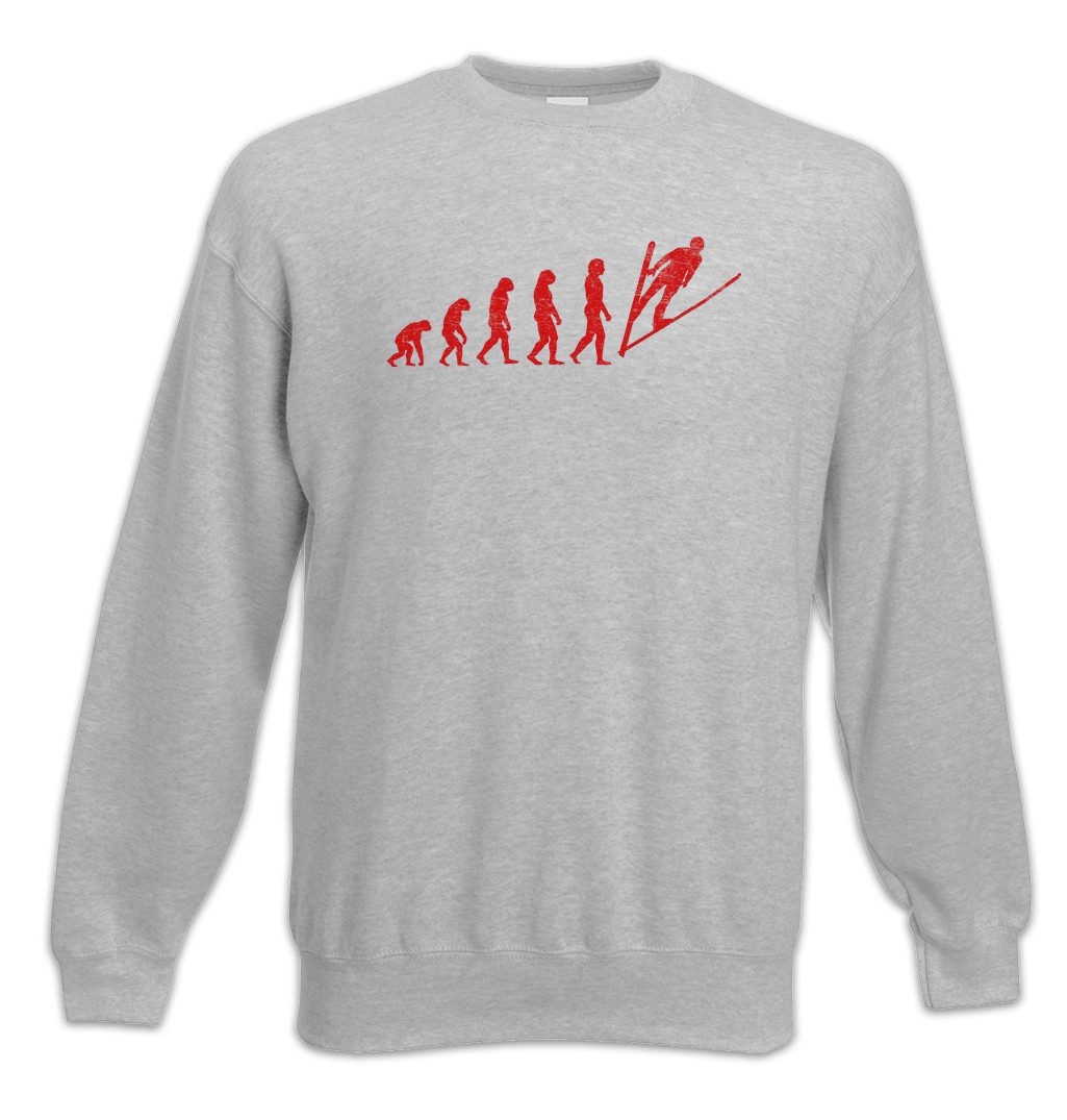 Sweatshirt Ski Jump Evolution Sweatshirt Skispringen Skiflieger Skispringer
