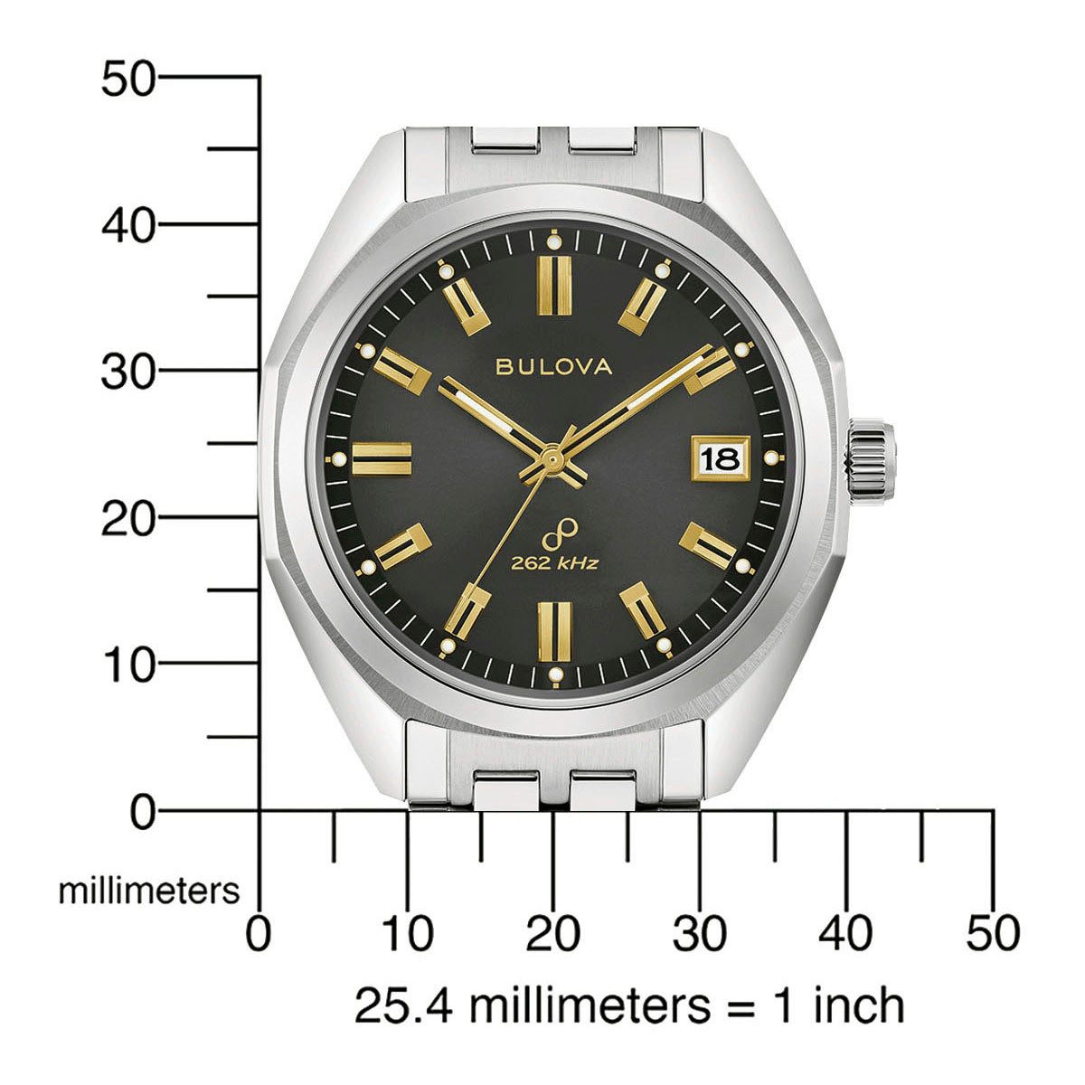 Bulova Quarzuhr Jet Star 96B415, Armbanduhr, günstig online kaufen