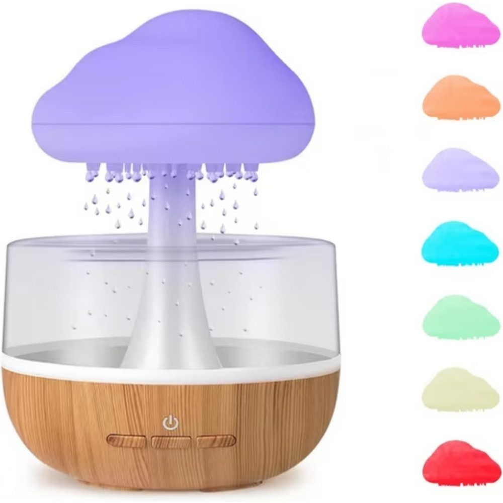 POPOLIC Luftbefeuchter Luftbefeuchter Regenwolke Nachtlicht 7 günstig online kaufen