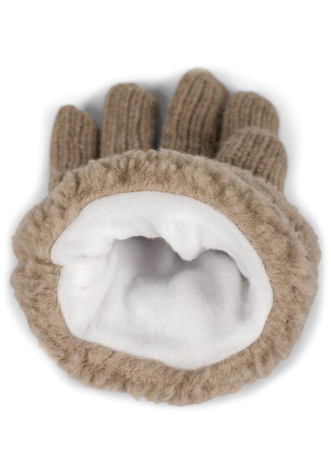 styleBREAKER Strickhandschuhe Strickhandschuhe mit Perlmuster und Fleece (1 günstig online kaufen