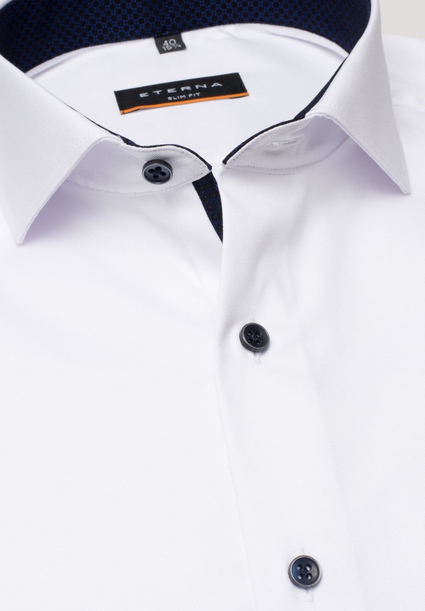 Eterna Langarmhemd Slim Fit slim fitHaifisch