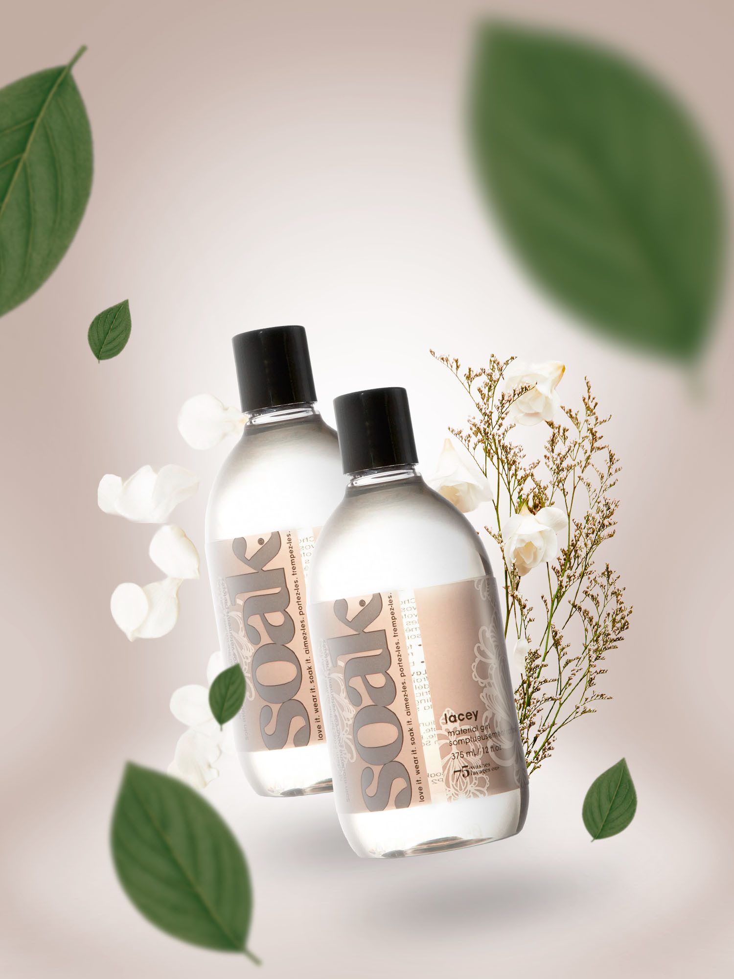 Soak 2-Pack Nachhaltiges Waschmittel - Biologisch abbaubar - Ohne Ausspülen Spezialwaschmittel (2-St. Vorteilspack Flüssig Vollwaschmittel biologisch abbaubar)