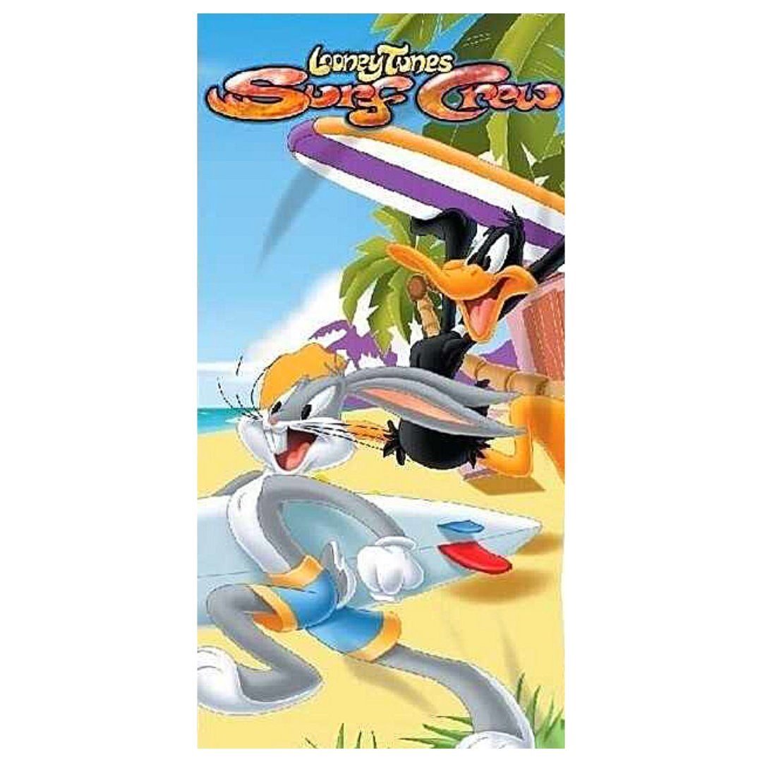 LOONEY TUNES Badetuch Surf Crew, Mikrofaser, günstig online kaufen