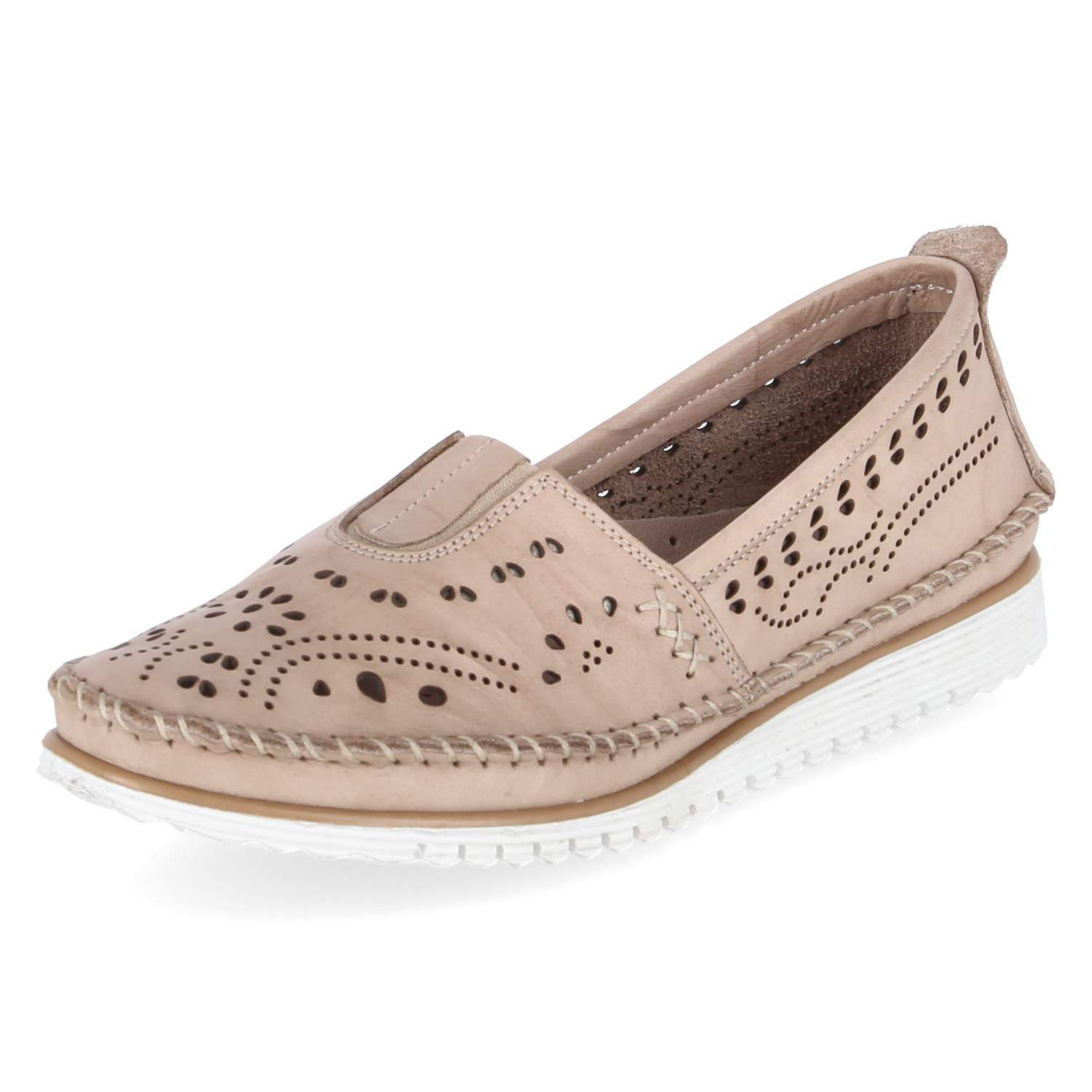 Andrea Conti Andrea Conti 1885909-0066 TAUPE Damen Glattleder taupe Slipper