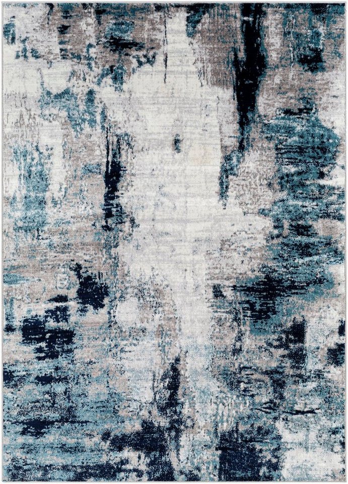 Teppich Abstract, Surya, rechteckig, Höhe: 11 mm, Höhe: 11 mm, 1,6 Kg/m²  Gesamtgewicht