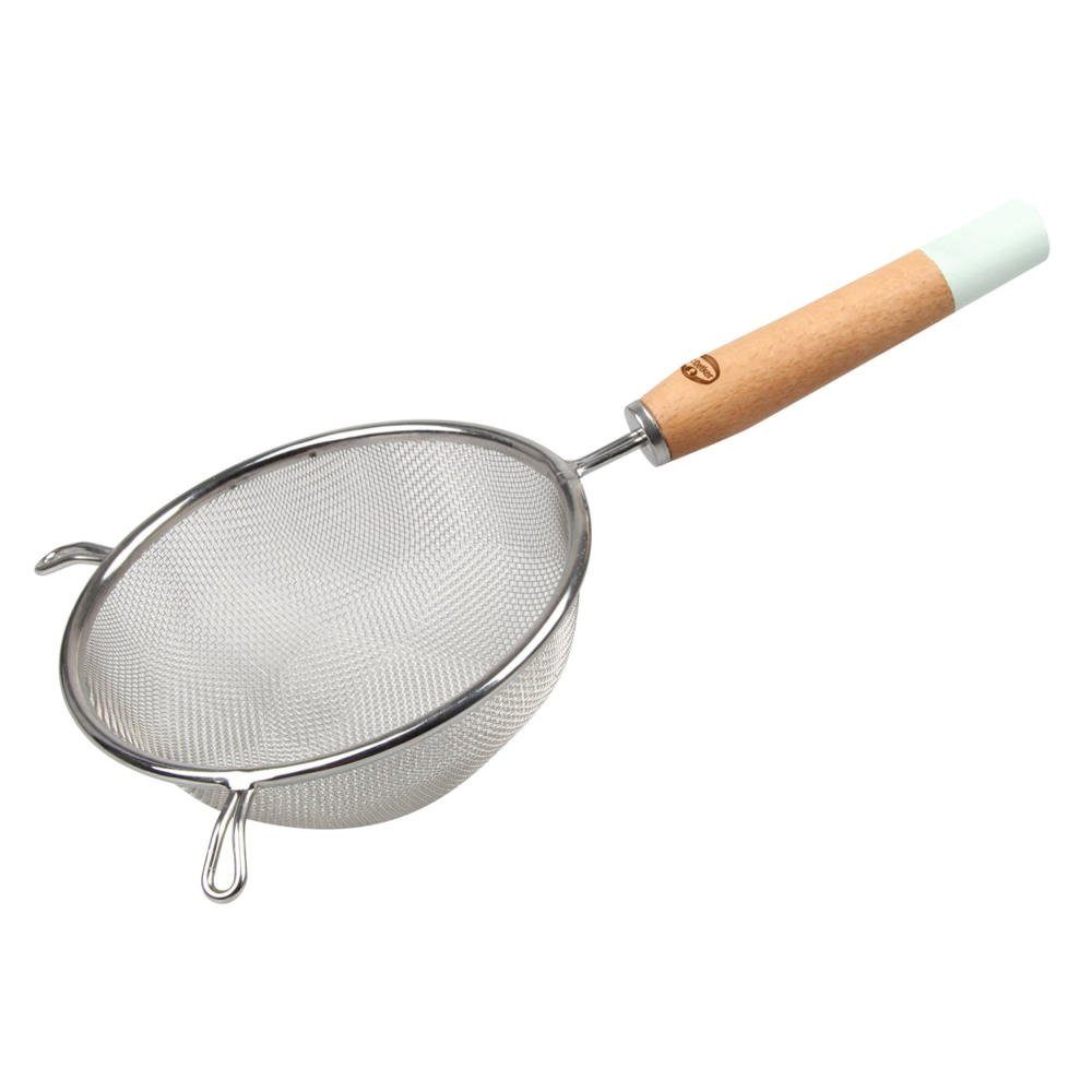 Dr. Oetker Küchenhelfer Küchensieb Retro Ø 14 cm, Edelstahl