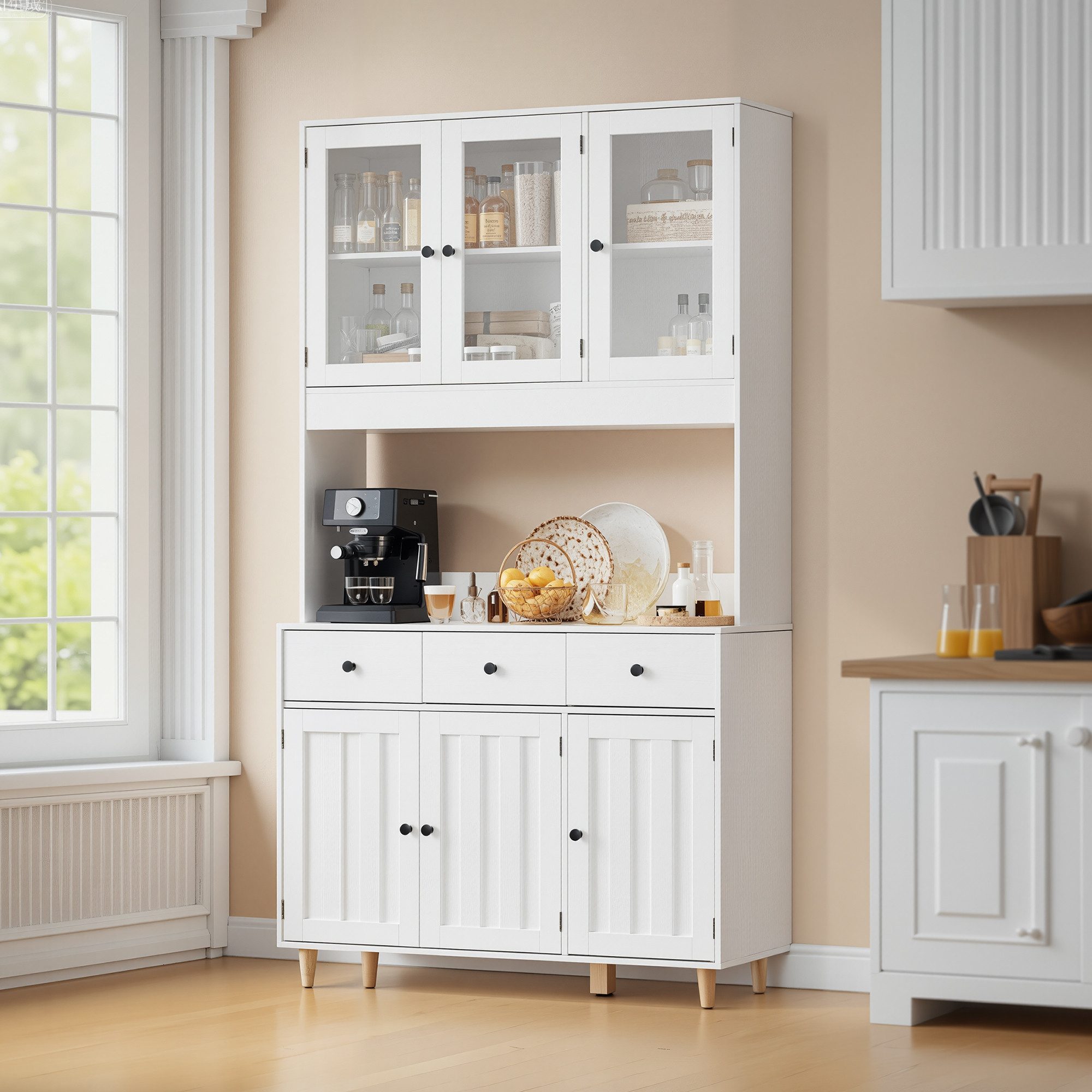 Bealife Sideboard Küchenschrank mit Arbeitsplatte und günstig online kaufen
