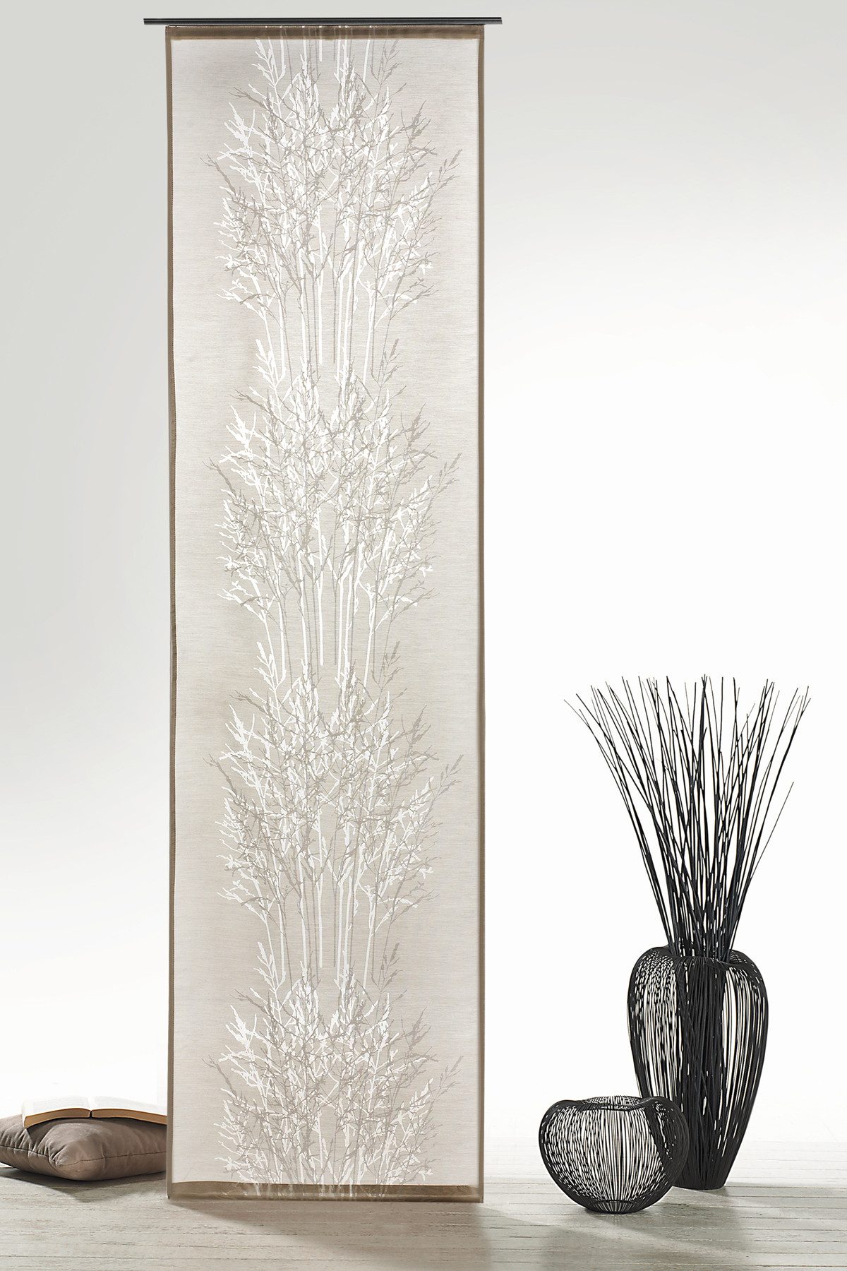 heimtexland Schiebegardine Flächenvorhang Natural Living Gardine Batist-Opt günstig online kaufen