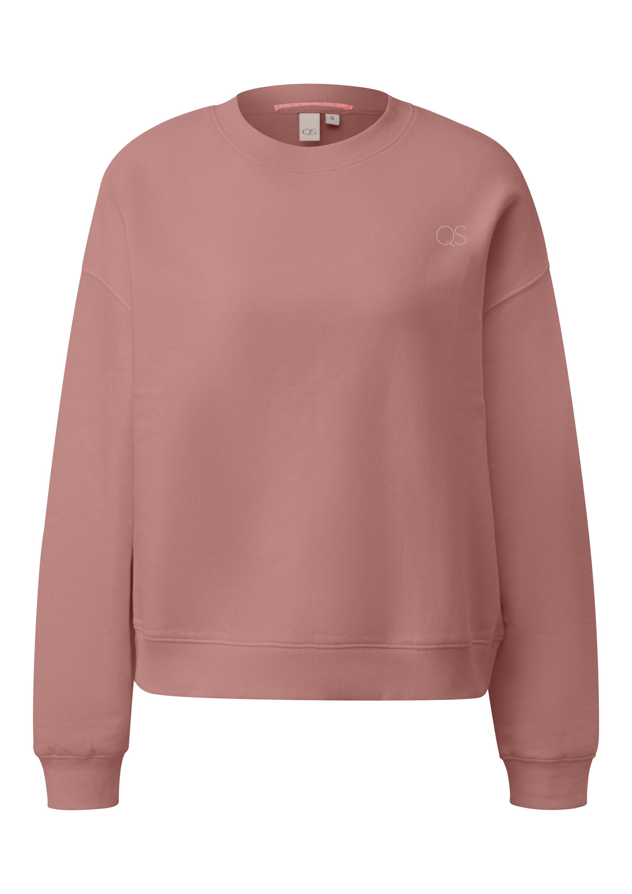 QS Sweatshirt Sweatshirt Weiches Sweatshirt mit günstig online kaufen