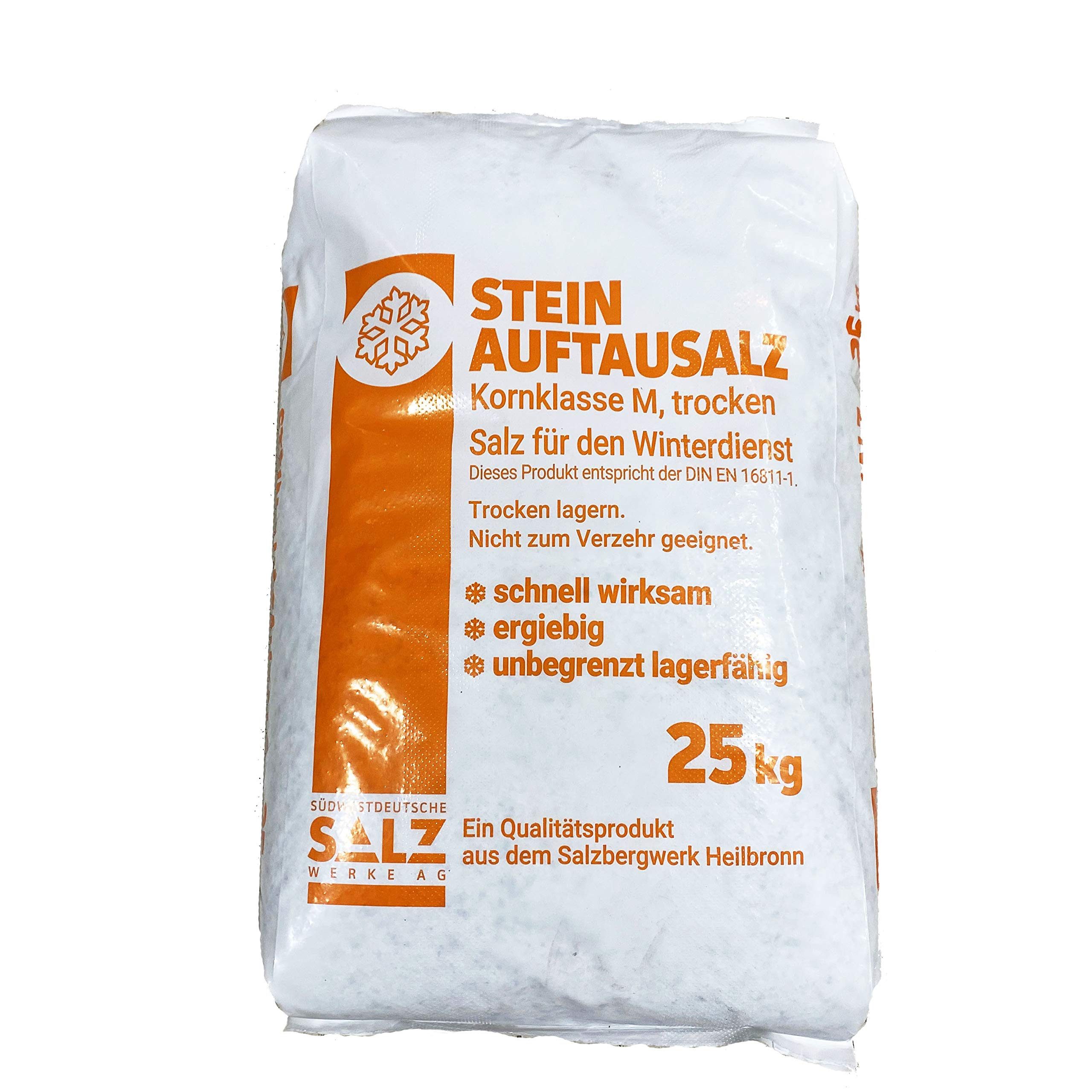 Südwestdeutsche Salzwerke AG Streuwagen Auftausalz Streusalz Streugut 25 kg