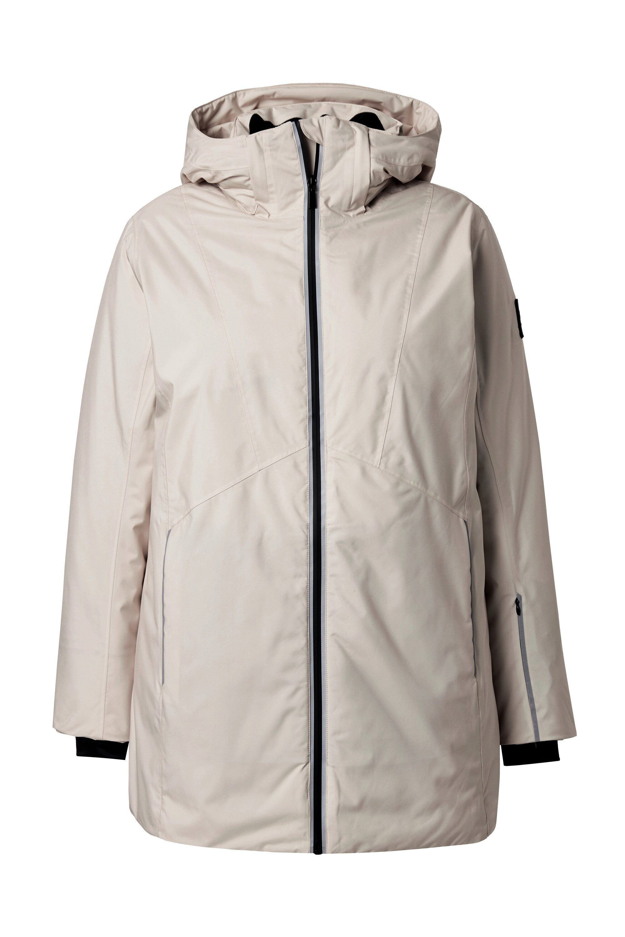 Ulla Popken Funktionsjacke HYPRAR Funktionsjacke wasserdicht A-Linie Kapuze