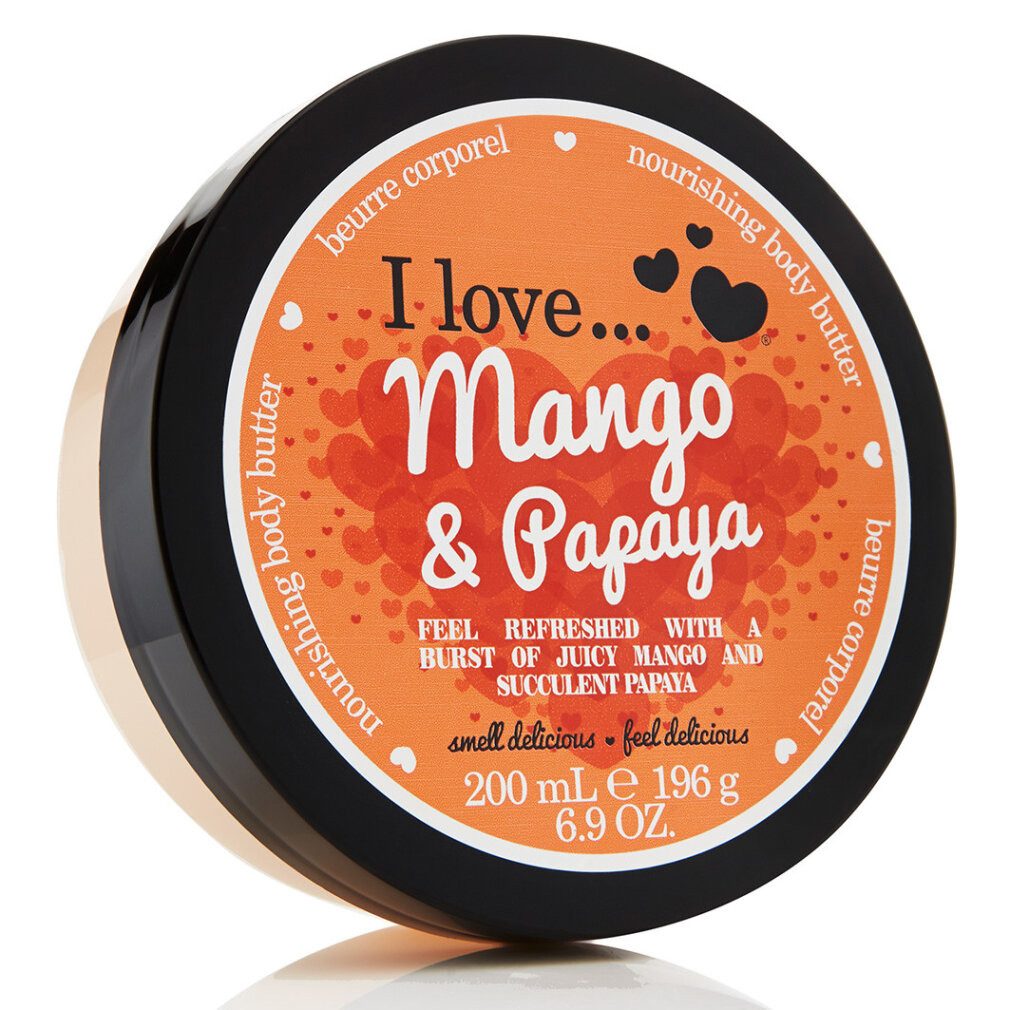 I Love... Körperpflegemittel ... Mango & Papaya Körperbutter 200ml