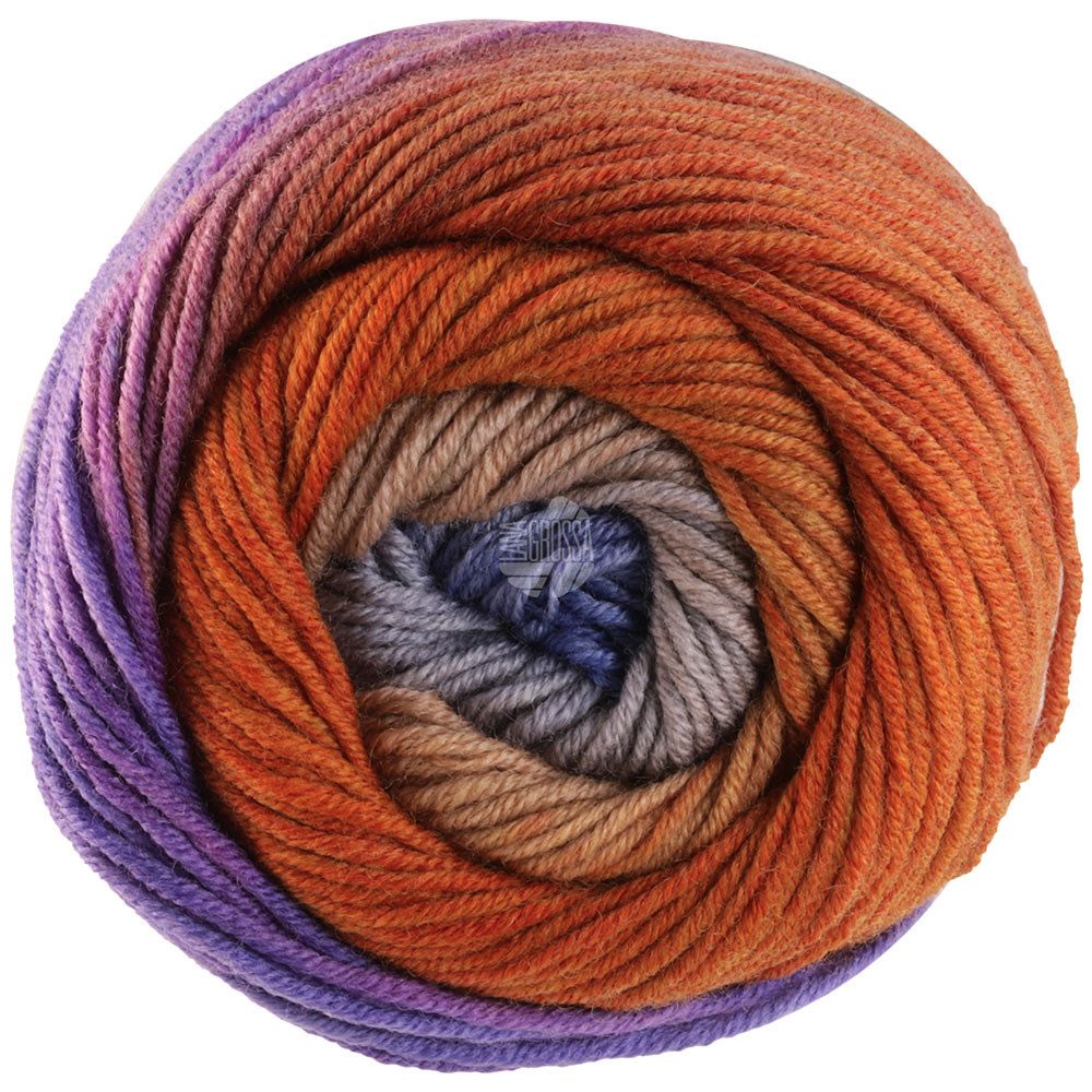LANA GROSSA COOL WOOL BIG COLOR Häkelwolle, 240 m (Klassiker aus purer, extrafeiner Merinowolle), 100 g