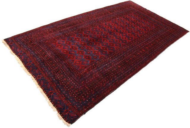 Wollteppich »Belutsch Teppich handgeknüpft rot«, morgenland, rechteckig, Höhe 7 mm, handgeknüpft-Otto