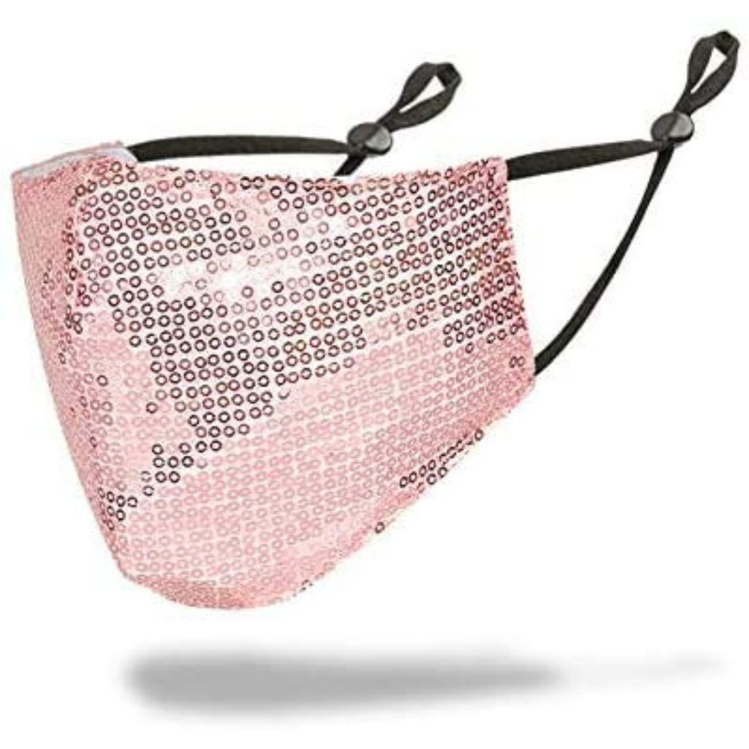 Dilara Mund-Nasen-Masken PREMIUM Strass & Pailletten Gesichtsmaske für Damen & Herren, Funkelnder Schutz mit Stil – ideal für besondere Anlässe