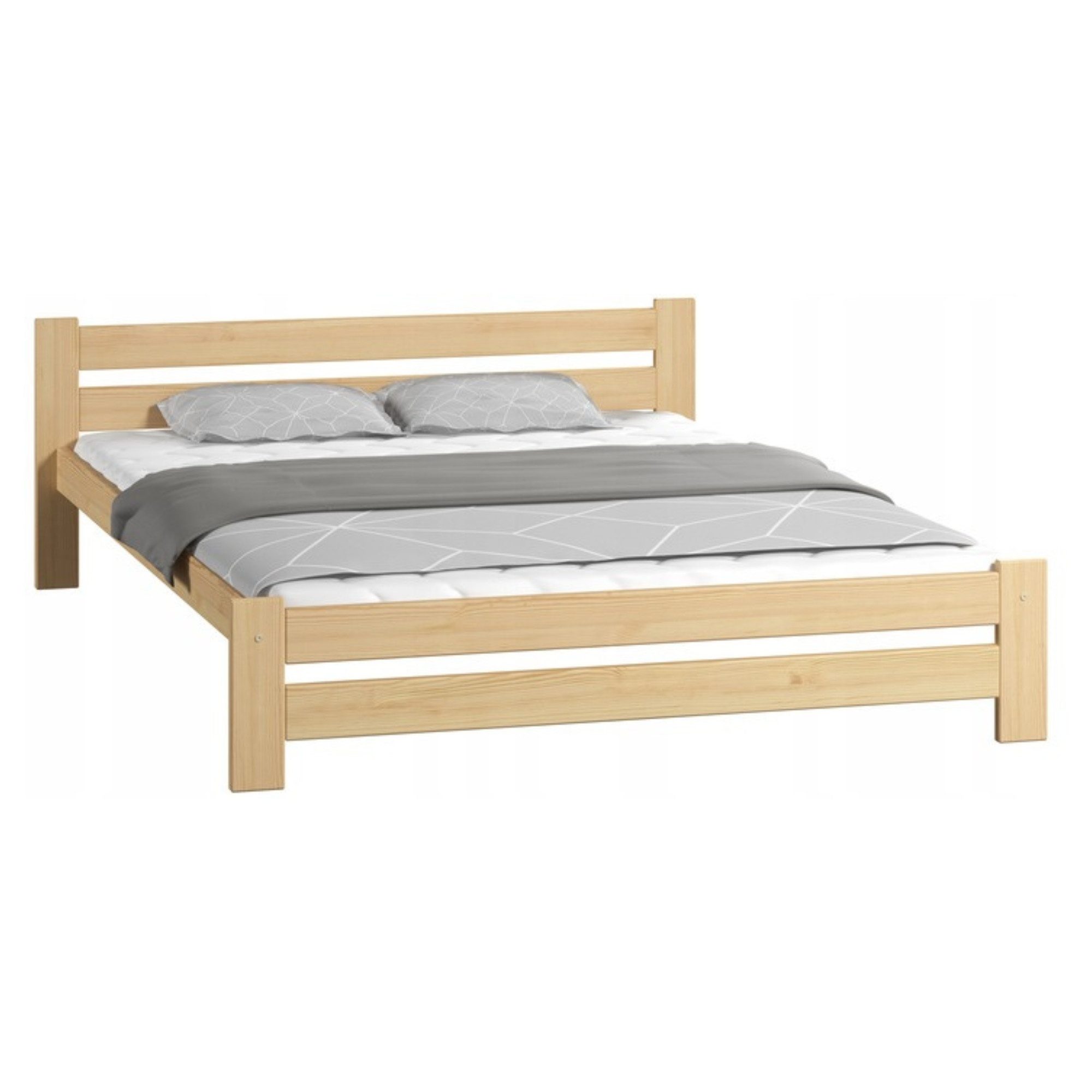 Home Collective Holzbett aus Massivholz Kiefer, mit abgeschrägten Kanten & günstig online kaufen