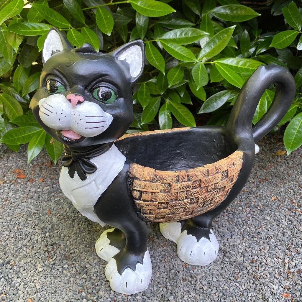 Aspinaworld Gartenfigur Katzen Figur zum bepflanzen 37 cm wtterfest