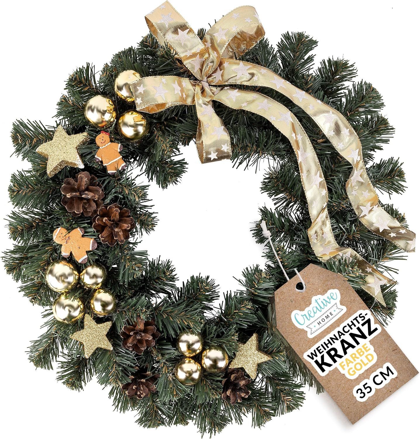 Kunstkranz Weihnachtskranz Türkranz Weihnachten Künstlich Durchmesser günstig online kaufen