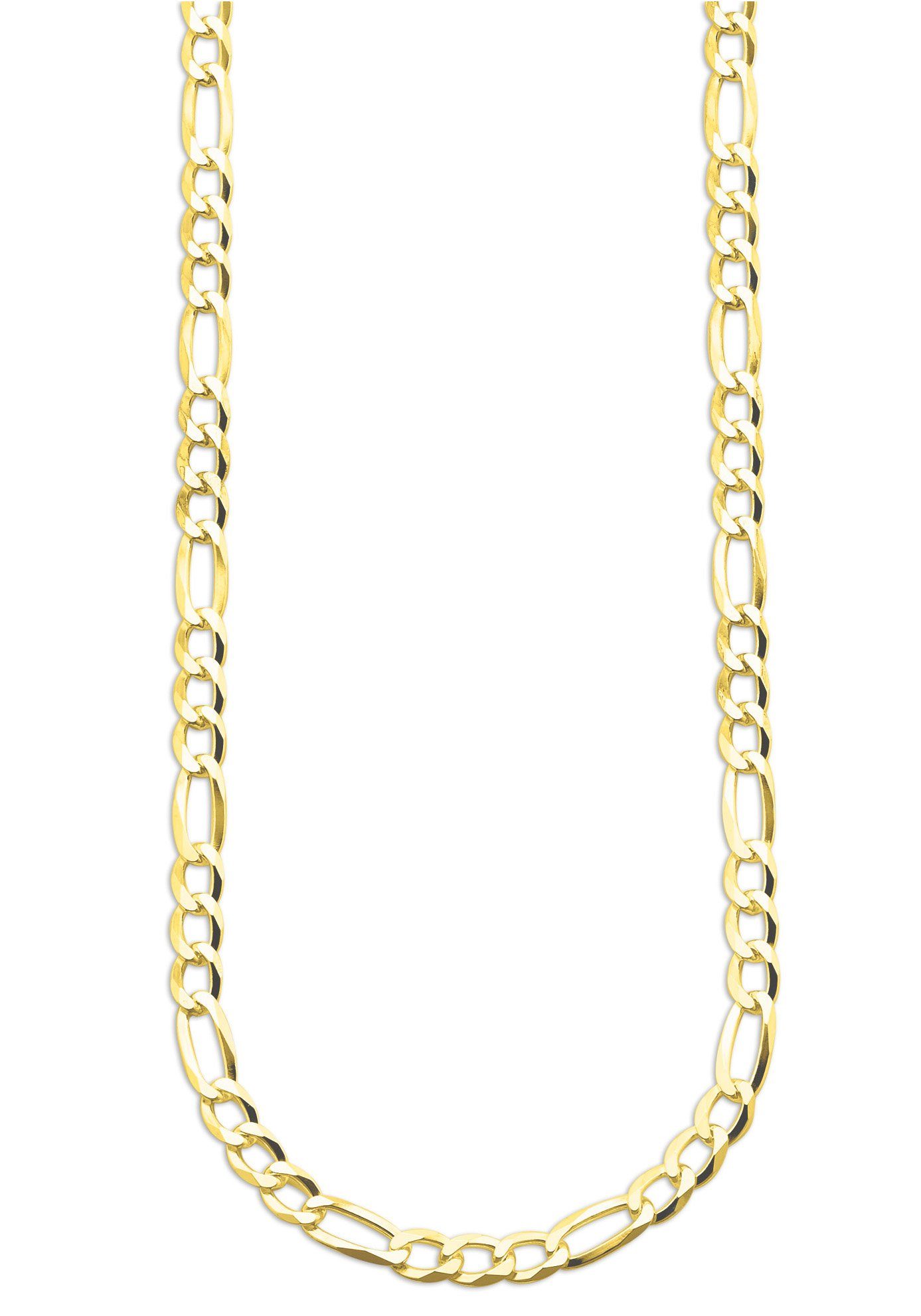 Kette ohne Anhänger Schmuck Geschenk Silber 925 Halsschmuck Halskette Figarokette
