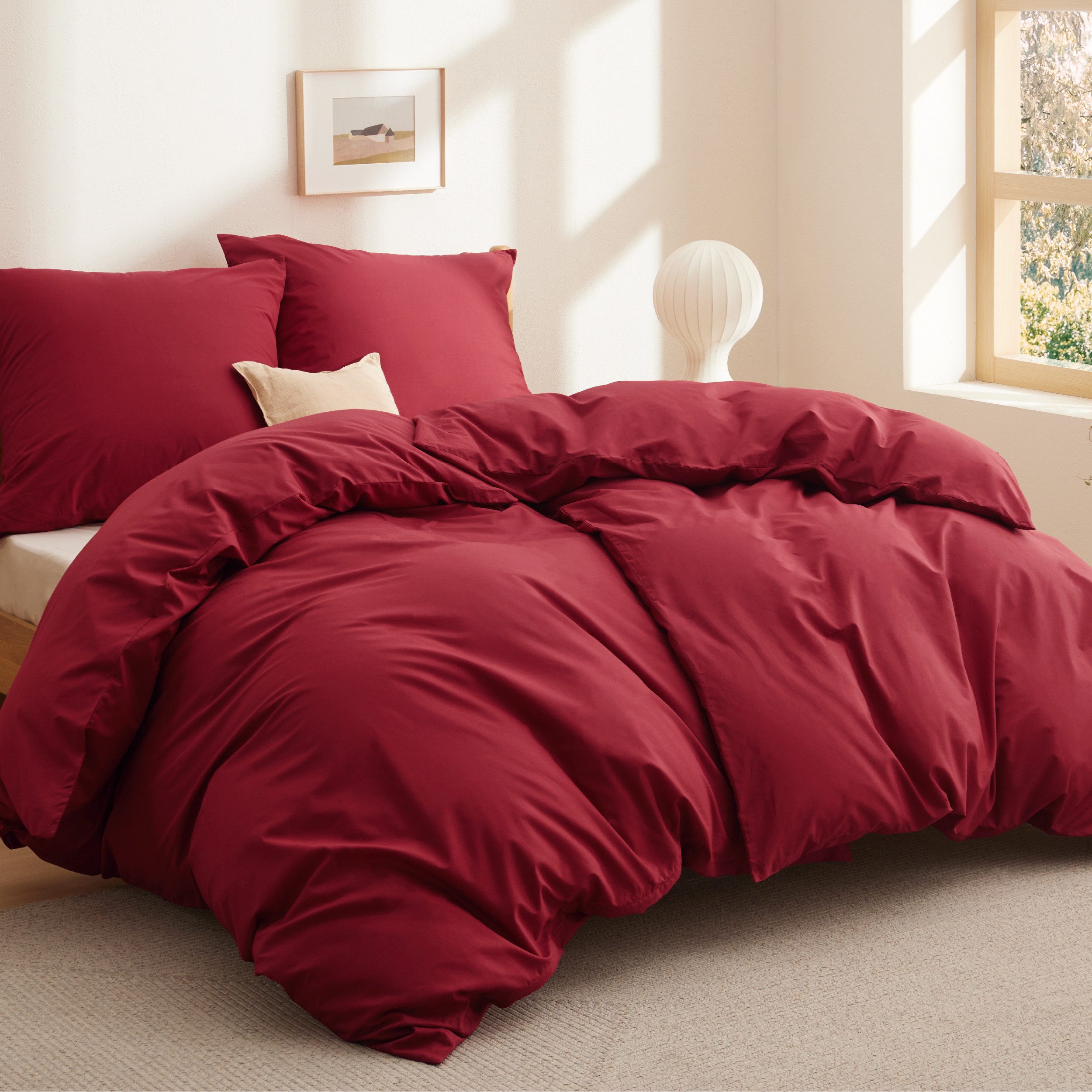 BEDSURE Bettwäsche mit Reißverschluss, 100% Baumwolle, günstig online kaufen