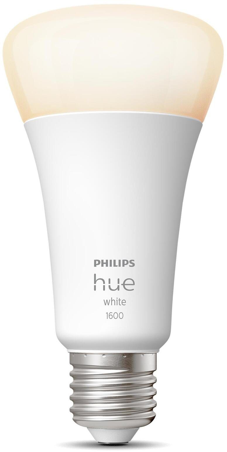 Philips Hue LED-Leuchtmittel White Einzelpack 100W!, 1 E27, St., E27 Warmweiß 1100lm