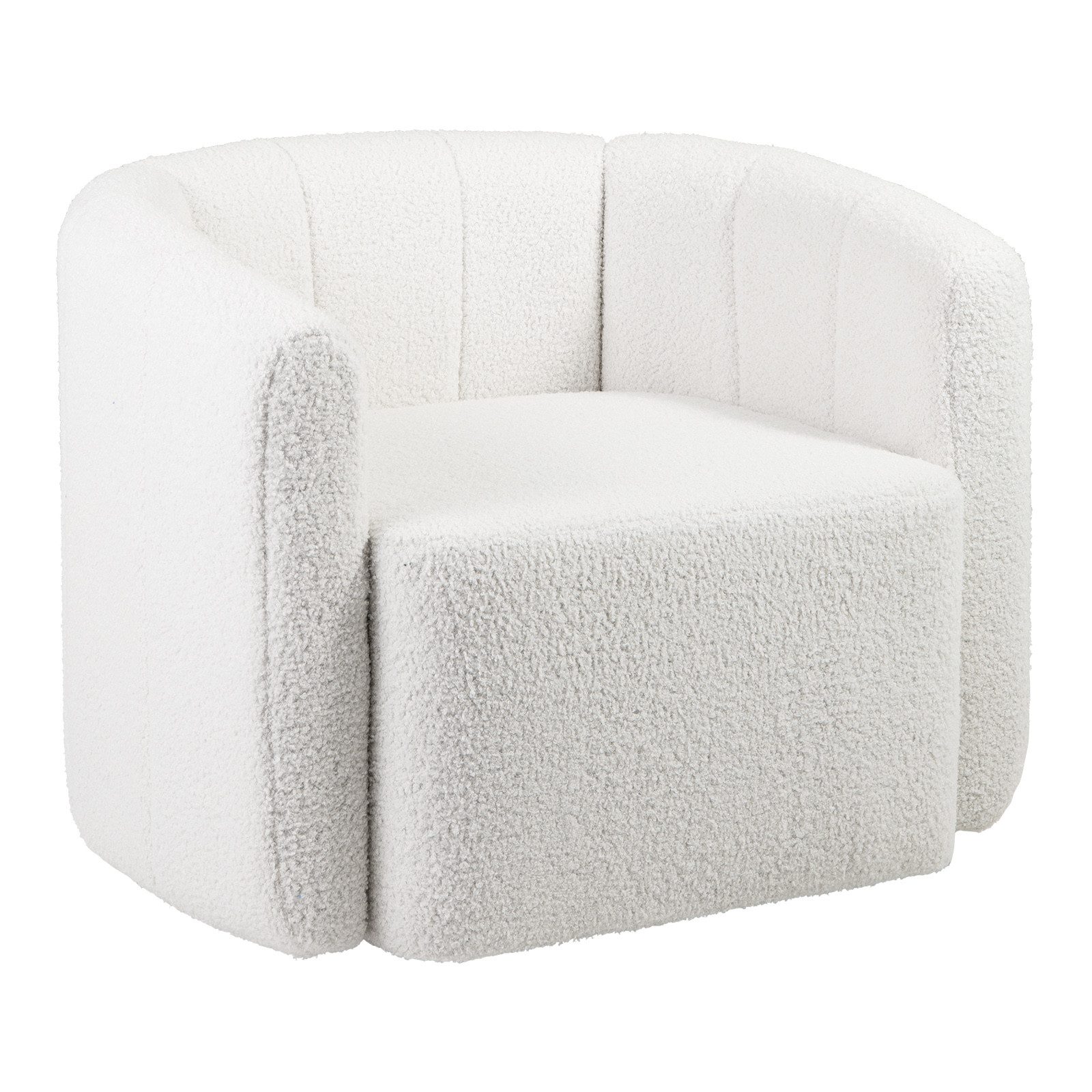 COSTWAY Relaxsessel, Drehsessel mit breiter Sitzfläche & 360° drehbarem