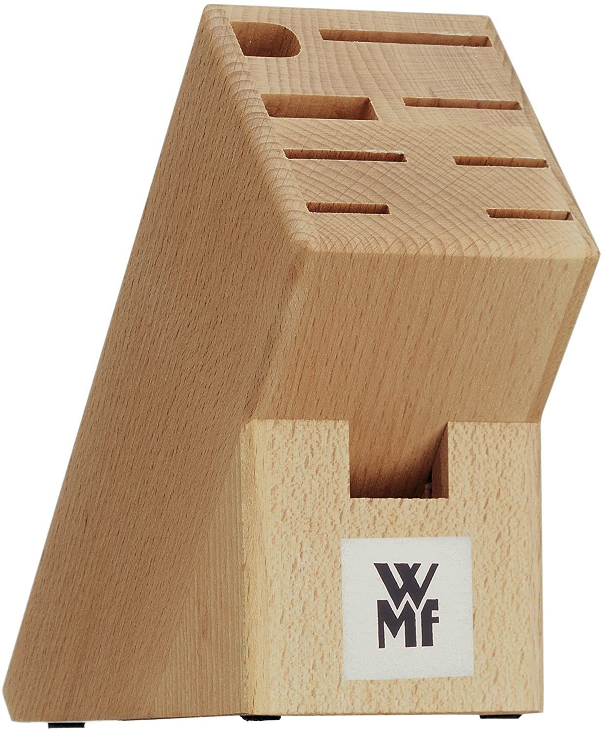 WMF Buchenholz-Block (7tlg), Messerklingen Classic aus Messerblock Spezialklingenstahl, Line
