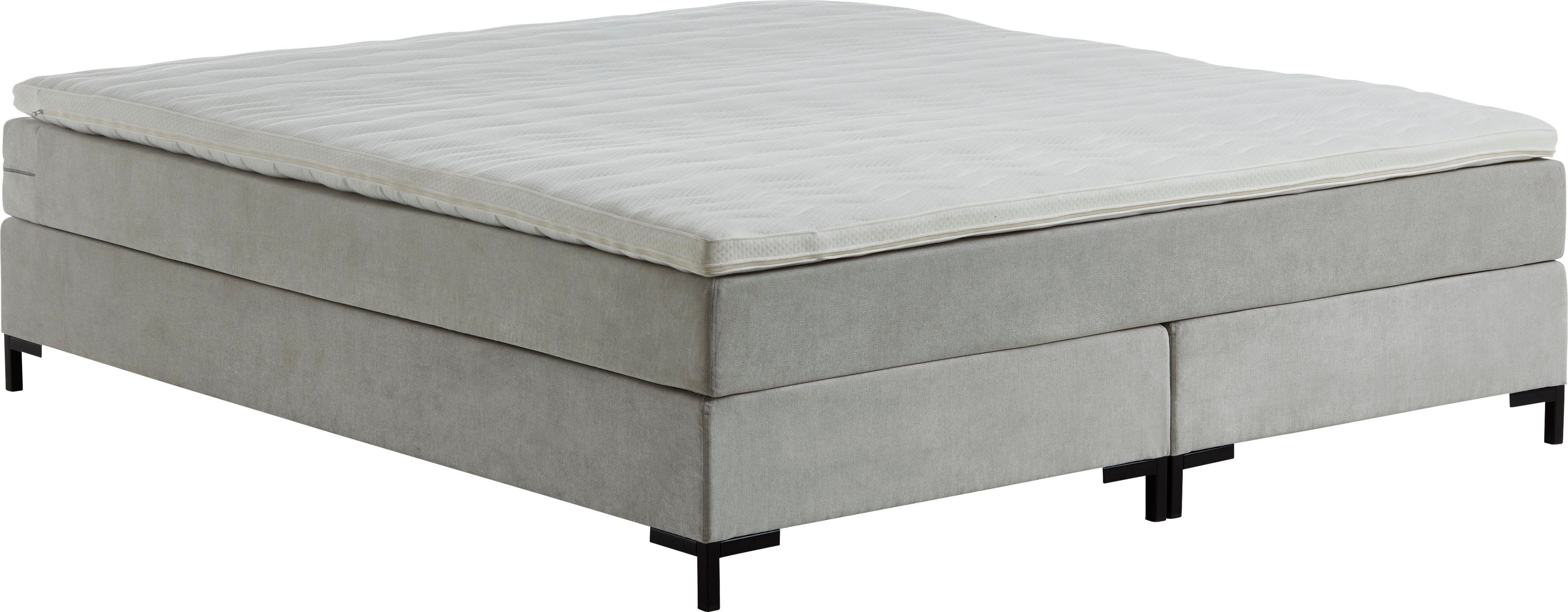 ATLANTIC home collection Boxspringbett Romy, ohne Kopfteil, frei im Raum stellbar