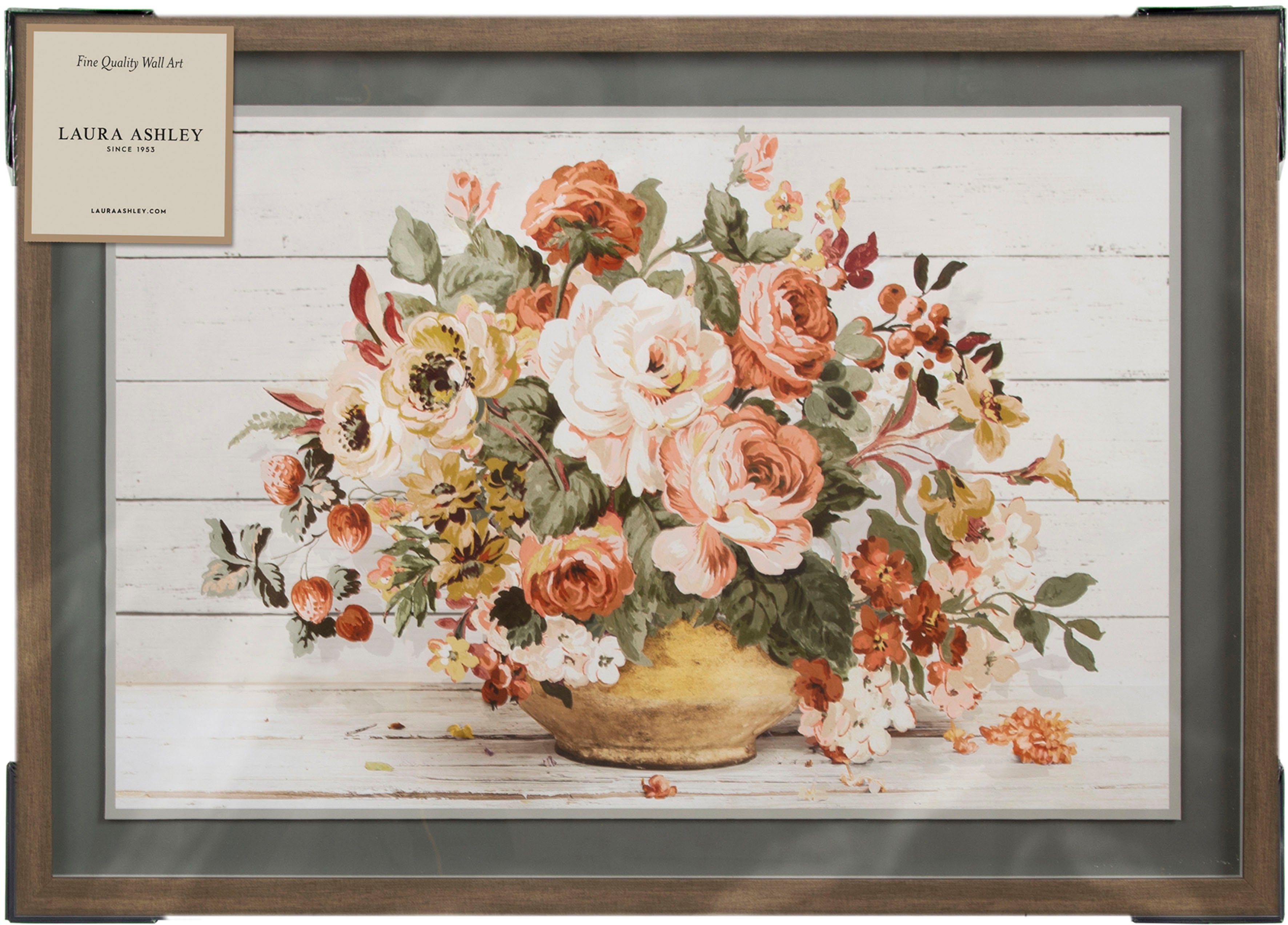 LAURA ASHLEY Bild mit Rahmen Rosemore, Blumen, Romantisch (1 St), Bild Rosemore 50x70 cm. € 124,99