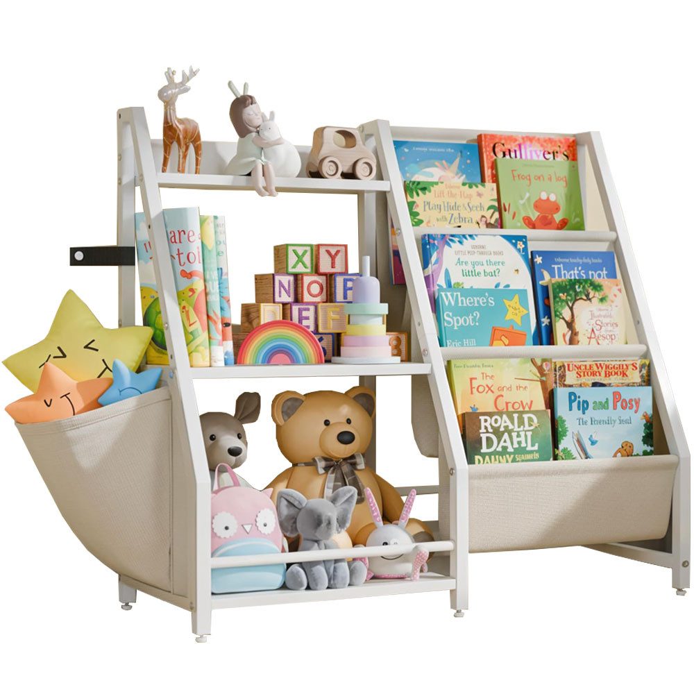 NUODWELL Bücherregal Kinderregal mit 3 Ablage, günstig online kaufen