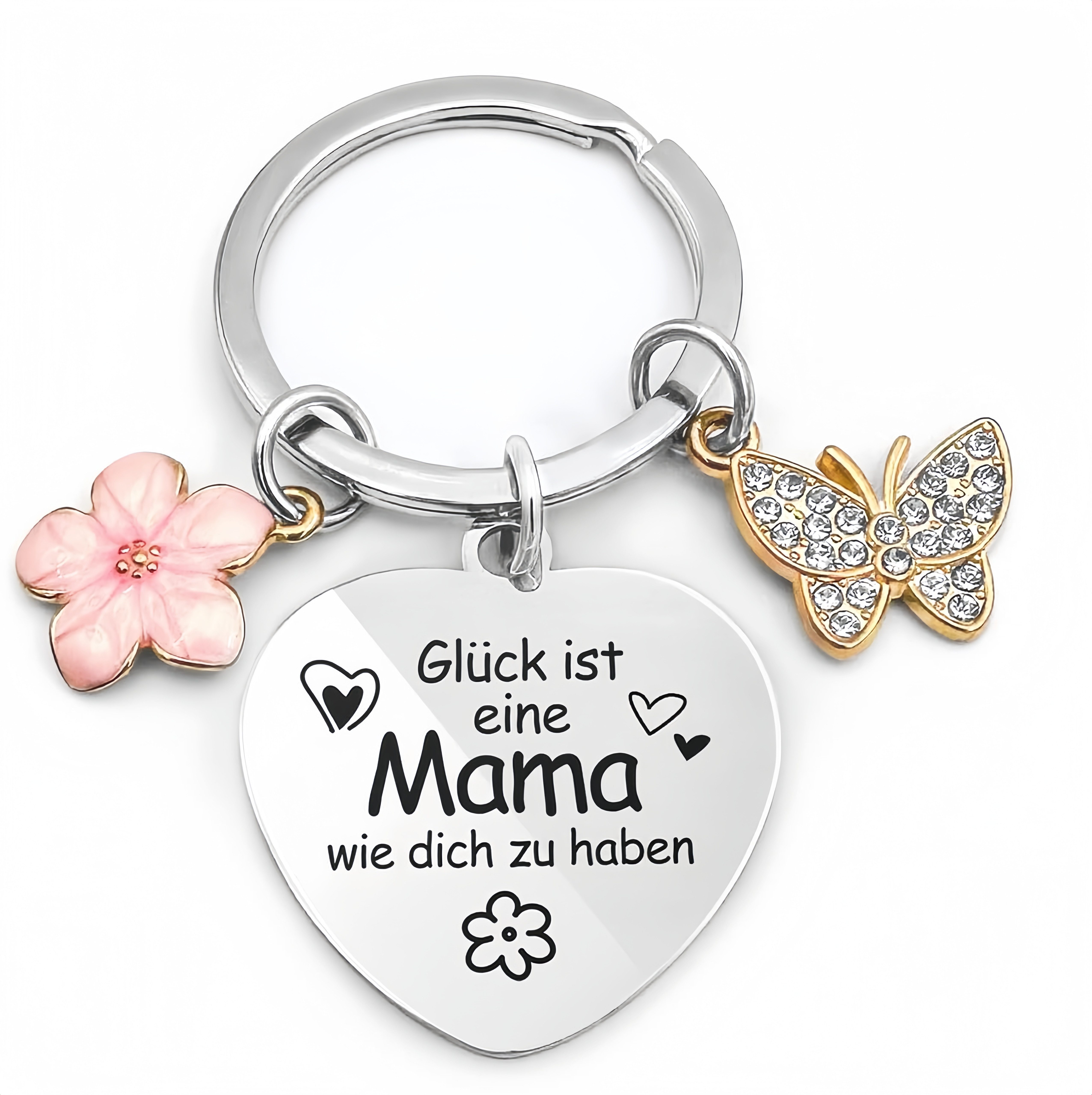 Schlüsselanhänger Schlüsselanhänger für Mama mit Geschenkbox, liebevolles Präsent