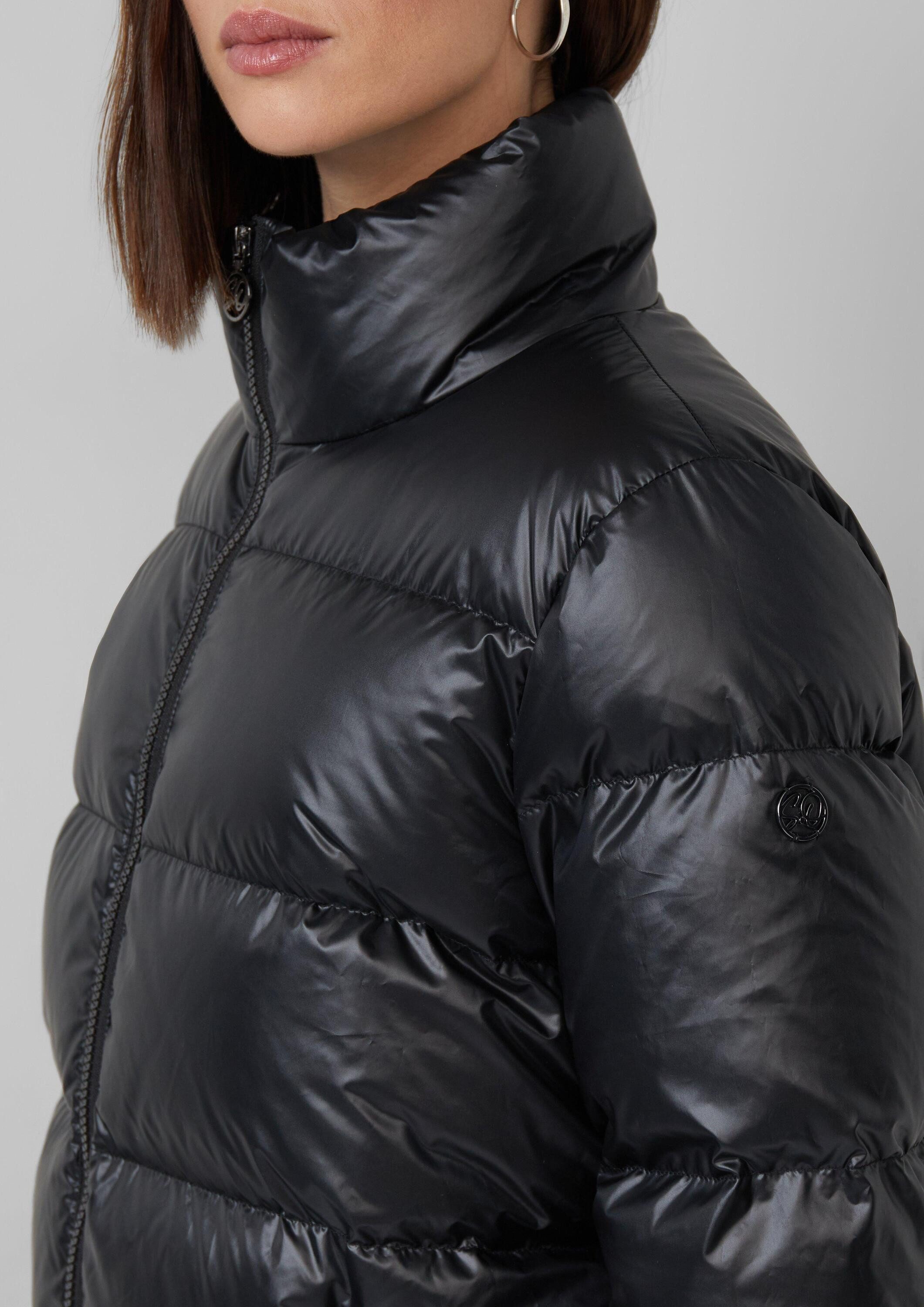 s.Oliver Winterjacke Outdoor-Jacke Steppjacke mit recycelter Daune und Federn
