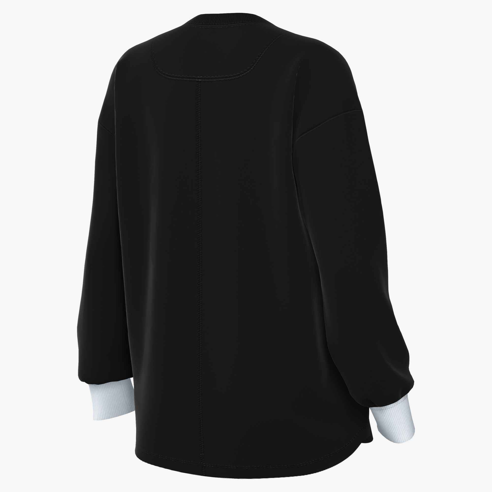 Nike Funktionsshirt W NK ONE RELAXED DF LS TOP lockere Passform, verlängerter Schnitt, leichtes Jersey-Material