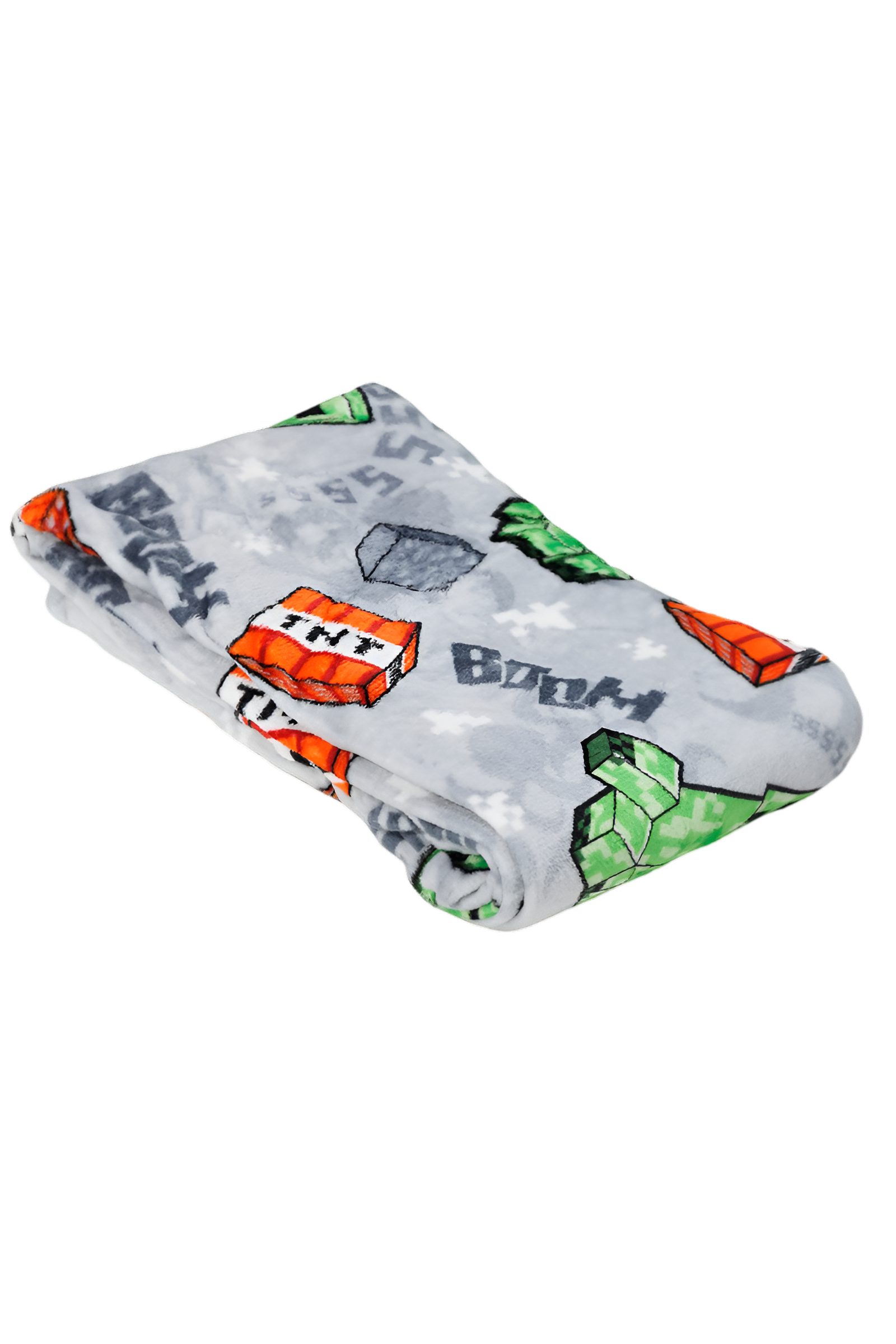 Wohndecke Minecraft Creeper Flanell Fleecedecke Kuscheldecke 180x200 cm, Mi günstig online kaufen