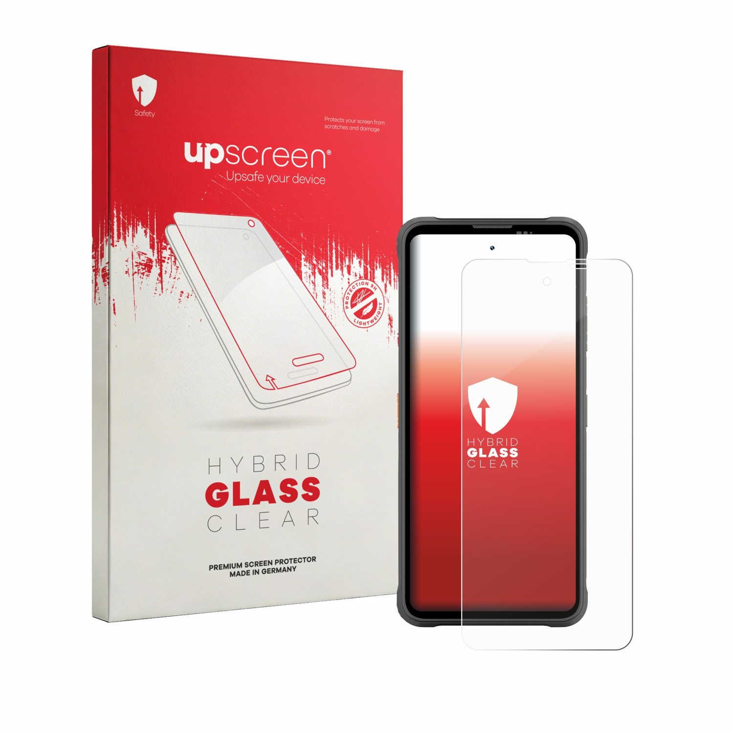 upscreen Displayschutzglas Folie für Blackview Fort 5, Schutzfolie Glas Panzer Display Schutz klar