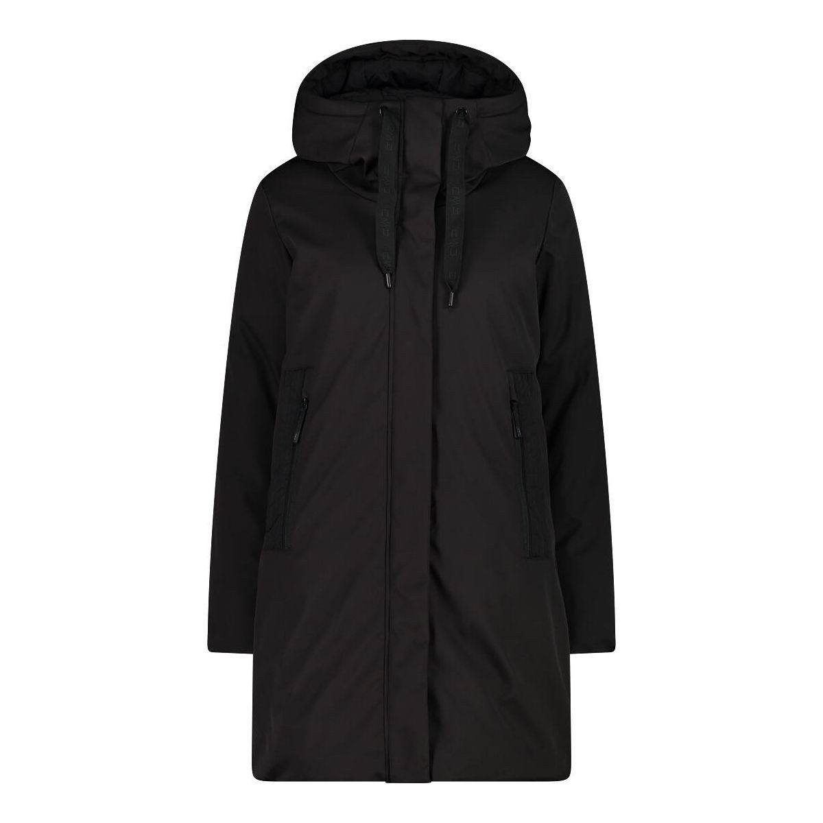 CMP Outdoorjacke Woman Coat Fix Hood Stilvoller Mantel mit umweltfreundlicher Primaloft-Wattierung und