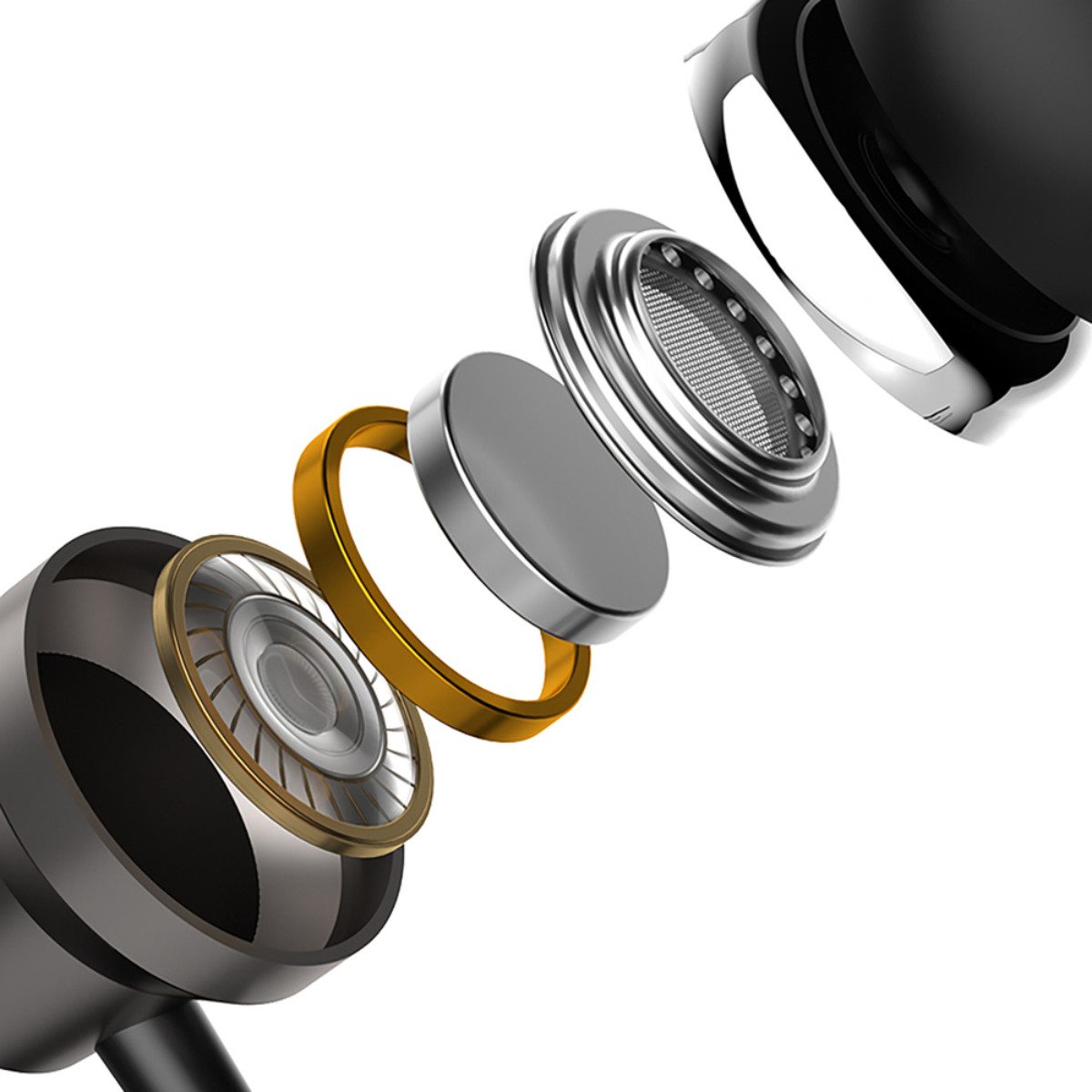 Dudao X10 Pro In-Ear-Kopfhörer (Kabelgebunden mit Mikrofon, Inline-Fernbedienung und 3,5 mm Stecker) – Bild 3 von 5