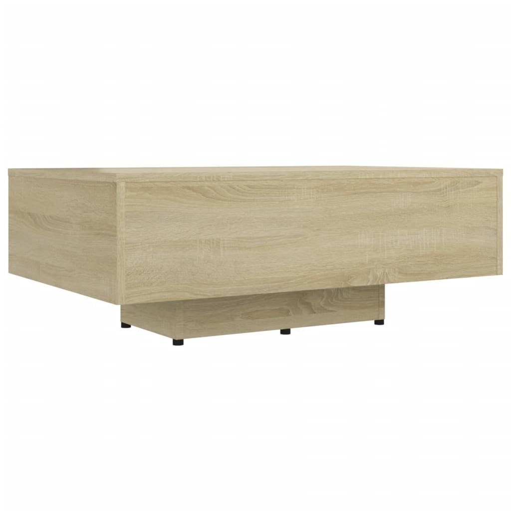 furnicato Couchtisch Moderner 85 x 55 x 31 cm in Sonoma-Eiche, Holzwerkstoff (1-St), Pflegeleichte Wohnzimmertisch-Ablage für dein gemütliches Wohnzimmer