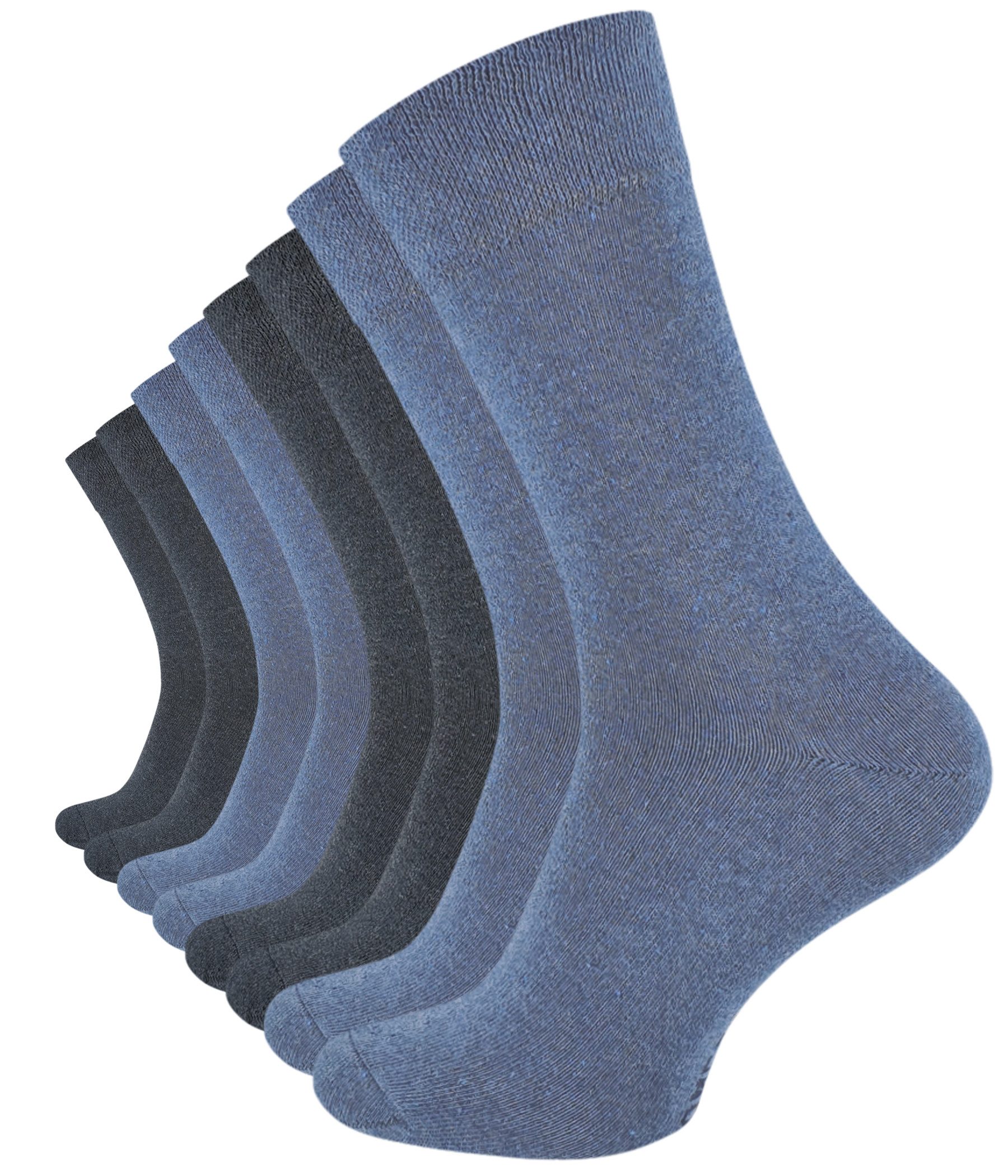 Cotton Prime® Socken COMFORT (8-Paar) breiter, druckfreier Komfortbund ohne günstig online kaufen