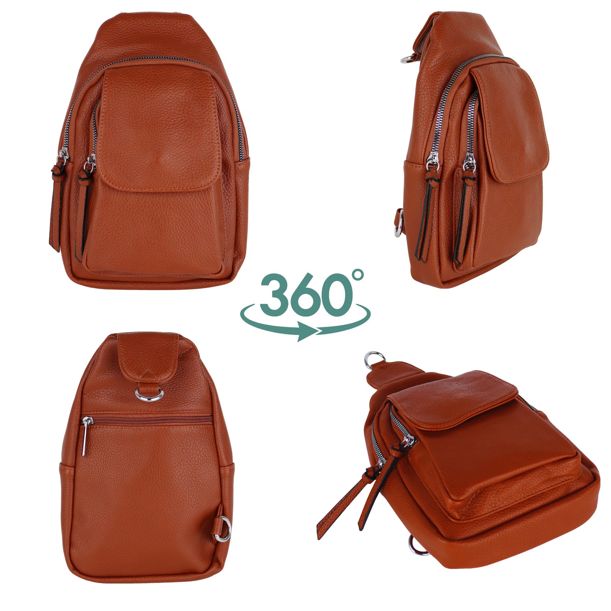 MIRROSI Umhängetasche Sling Bag,Brusttasche, Crossbody 19x28x8cm (für Ausfl günstig online kaufen