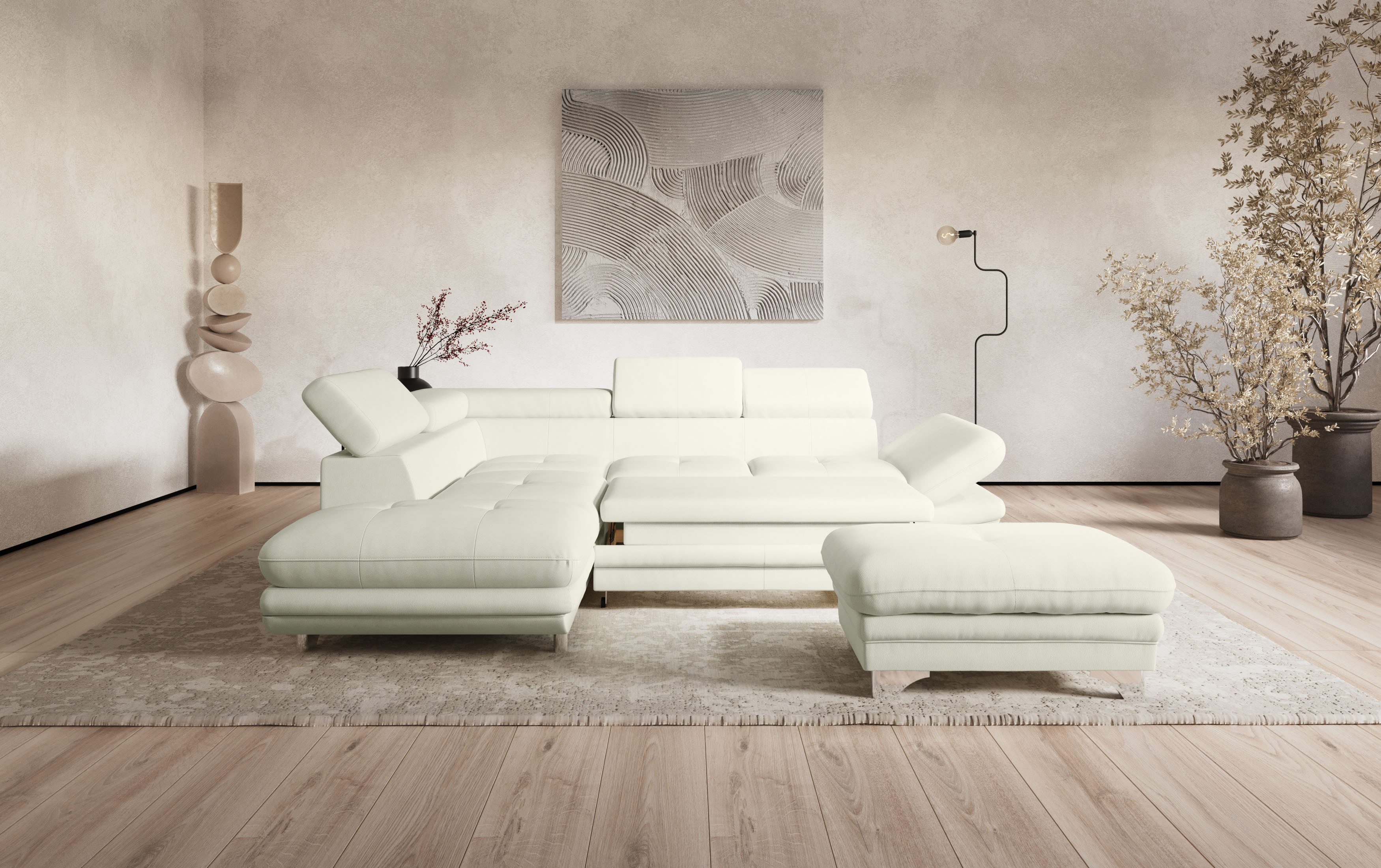 COTTA Ecksofa Enterprise L-Form, mit Arm- günstig online kaufen