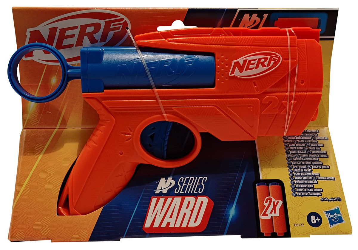 Hasbro Blaster Hasbro NERF N Series Ward Blaster mit 2 N1 Darts ab 8 Jahren