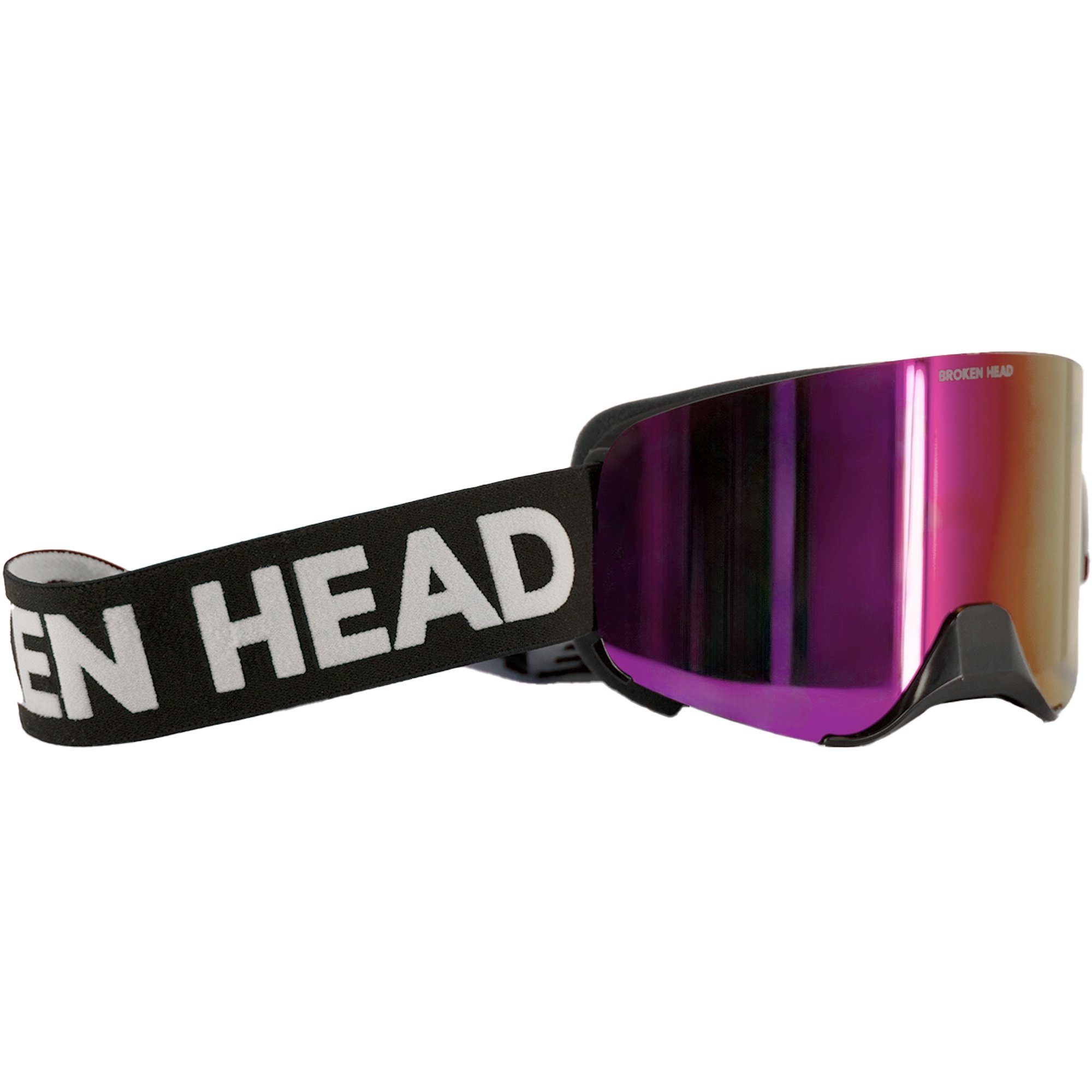 Broken Head Motorradbrille MX-Struggler Pink, Magnetische Gläser