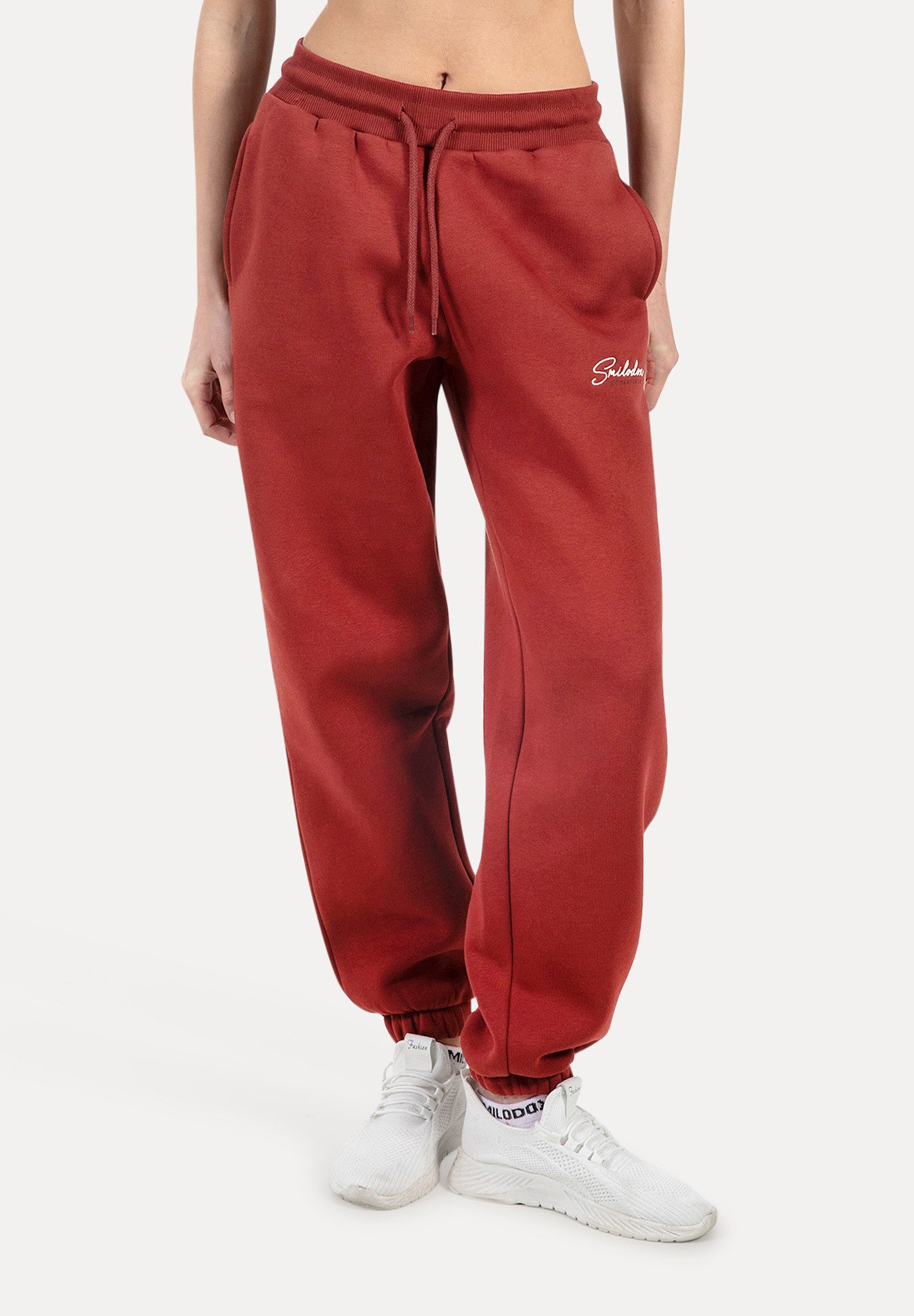 Smilodox Jogginghose Enara, Regular Fit Sweathose mit Seitentaschen, Elasti günstig online kaufen